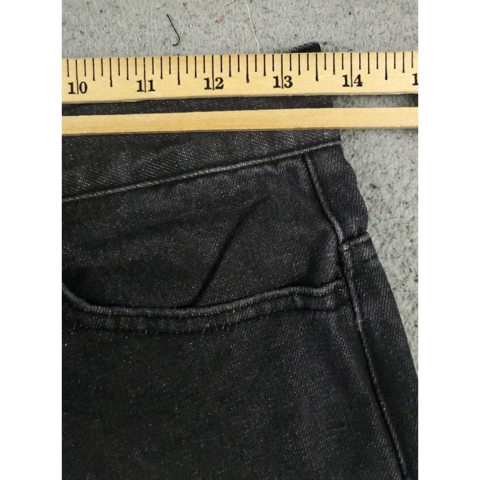 Vintage Atmos Jeans Women's Relaxed Wide-Leg Jeans Size 27x26 Gray Denim 5-Pocket Modern Classic Size 27" / US 4 / IT 40 - 4 Thumbnail