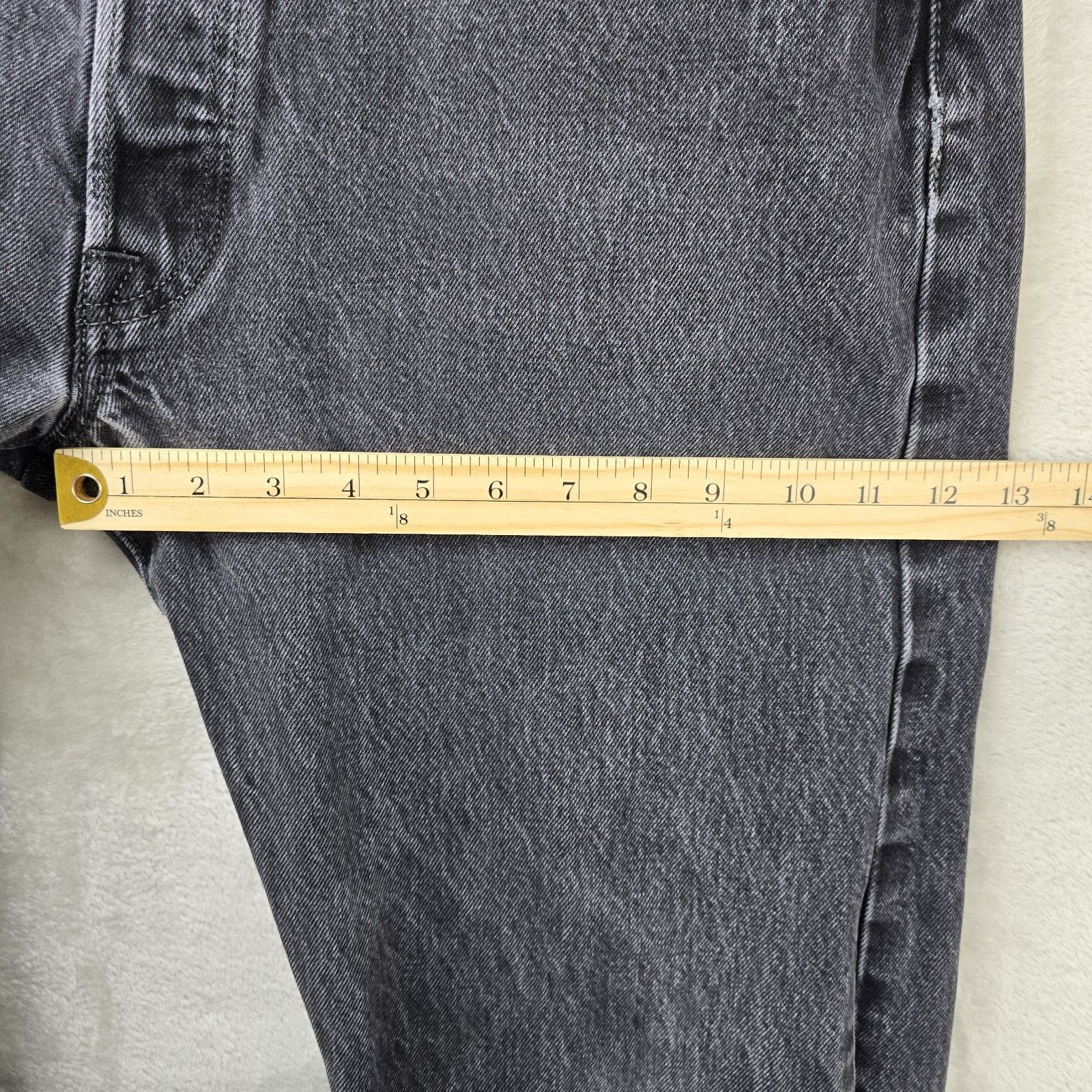 Levi's Levis 501 Mens Black Button Fly Jeans 38x31 Straight Leg Size US 38 / EU 54 - 14 Thumbnail