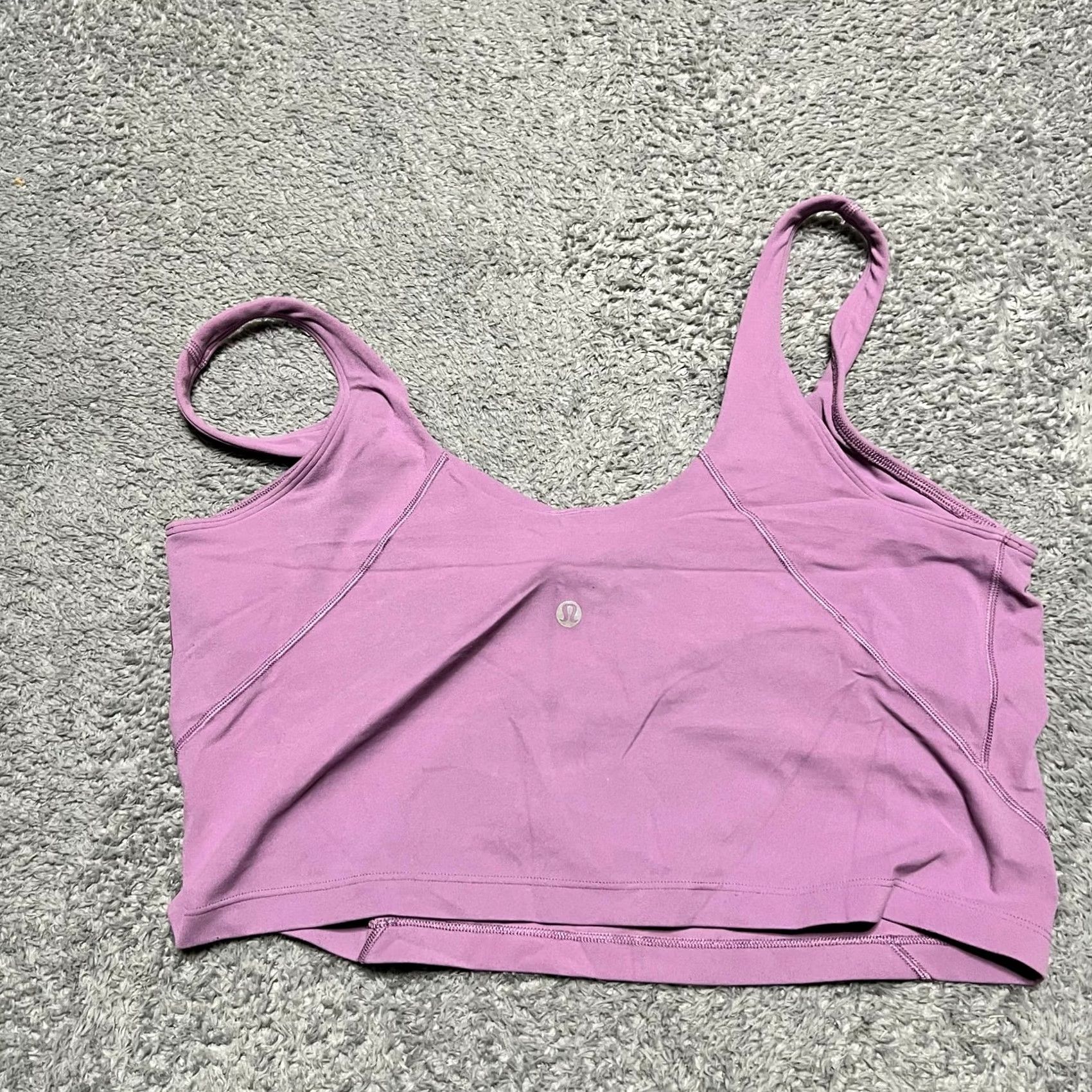 Lululemon Lululemon Top L Pink Sports Bra Align Tank Crop Womens Yoga Athletic Size L / US 10 / IT 46 - 3 Thumbnail