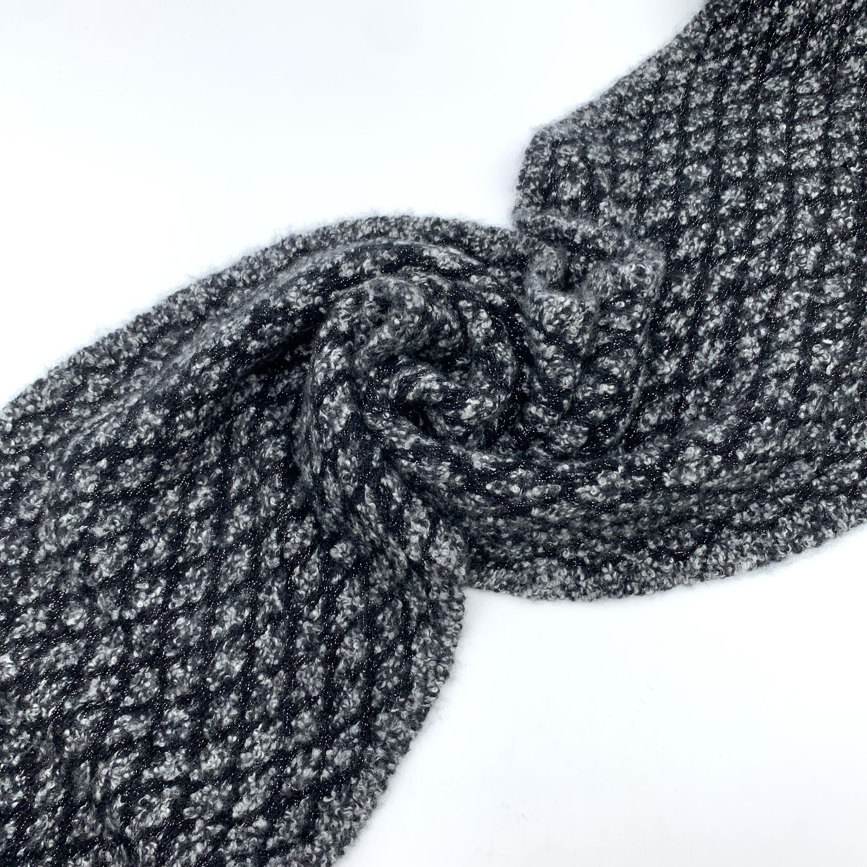 Chanel Chanel CC Cashmere Scarf Grey (35×210) Size ONE SIZE - 8 Thumbnail