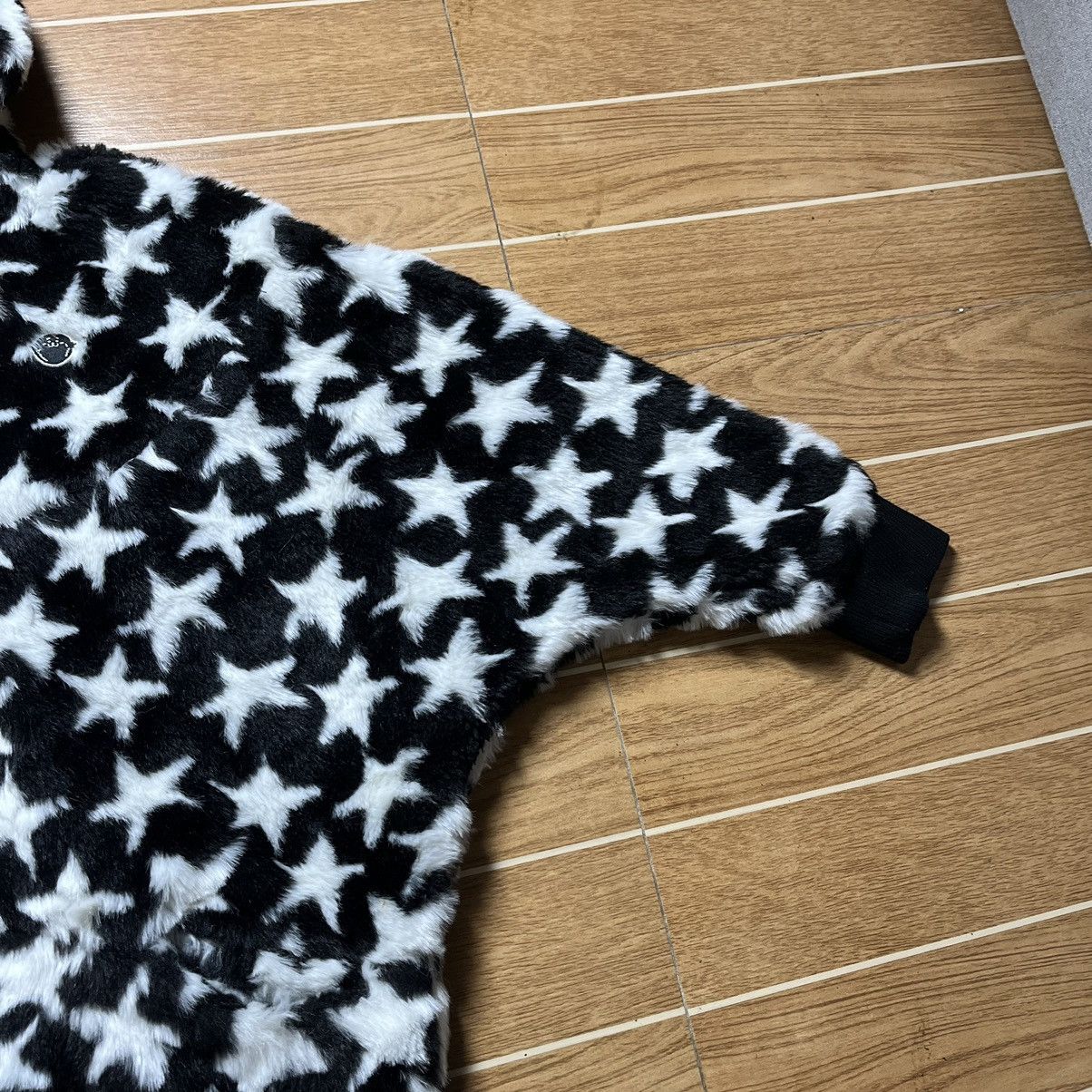 20471120 Archive Hyoma 20471120 Stars Faux Far Bat Wing Zip Up Jacket Size US S / EU 44-46 / 1 - 4 Thumbnail