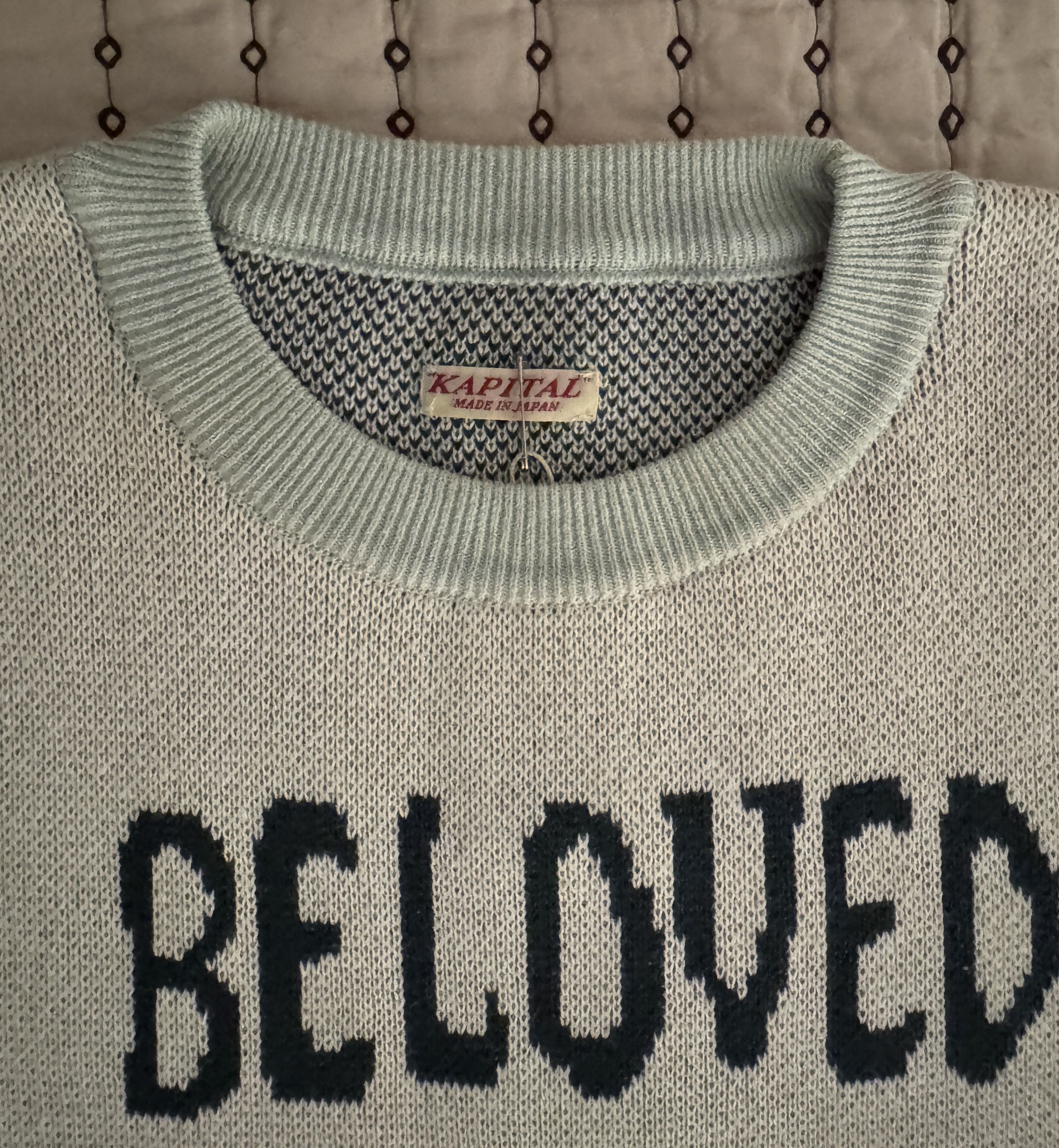 Kapital KAPITAL MONSTERS 8G JACQUARD KNIT SHORT SLEEVE SWEATER SZ 3 Size US L / EU 52-54 / 3 - 5 Thumbnail