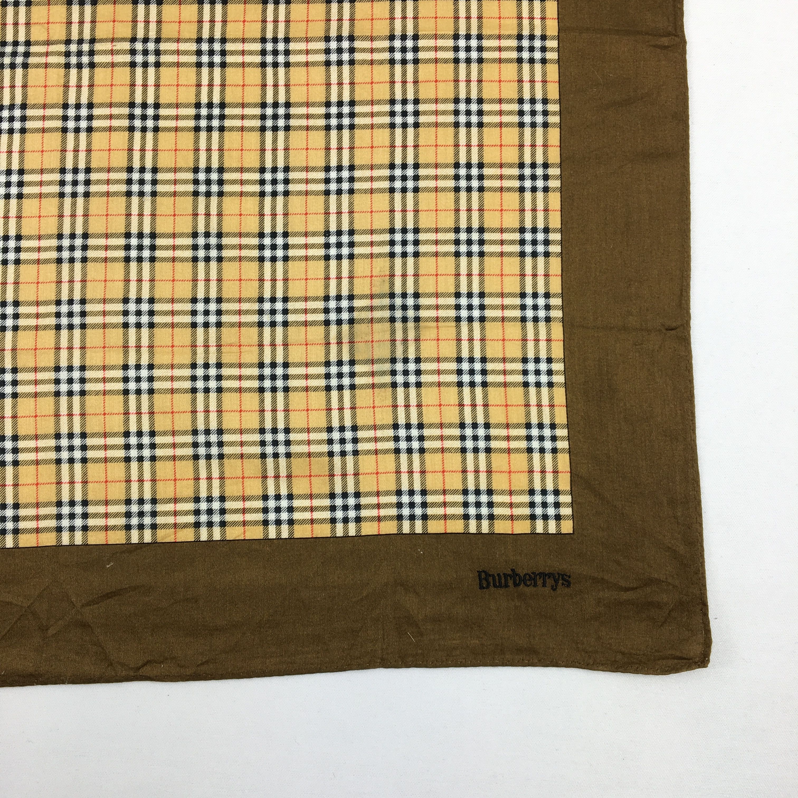 Burberry Vintage Burberry Handkerchief Neckerchief Bandana - AC72967 Size ONE SIZE - 3 Thumbnail