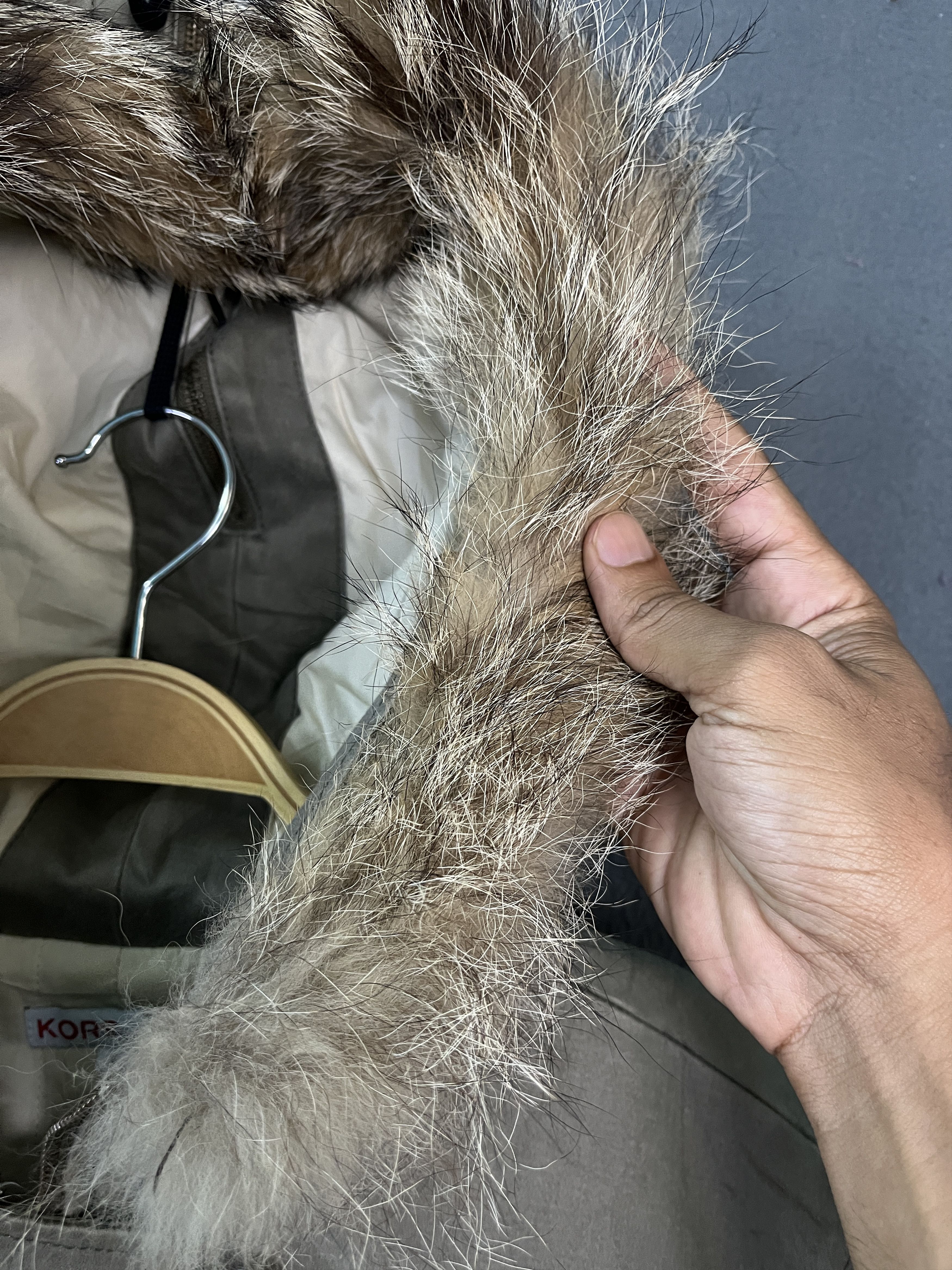 Michael Kors Kors by Michael Kors Long Coat Coyote Fur Hooded Jacket Size S / US 4 / IT 40 - 7 Thumbnail