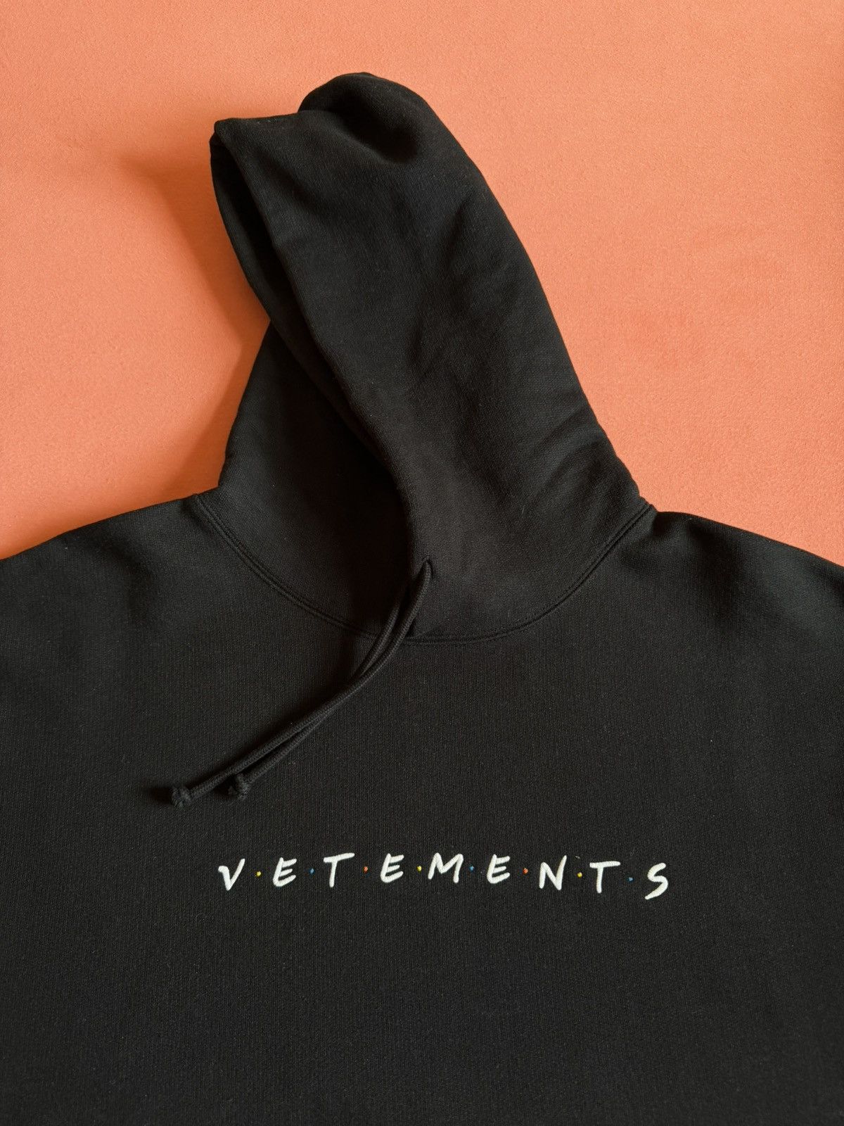 Vetements Vetements Hoodie Frienldy Logo black Great condition Size US S / EU 44-46 / 1 - 14 Thumbnail