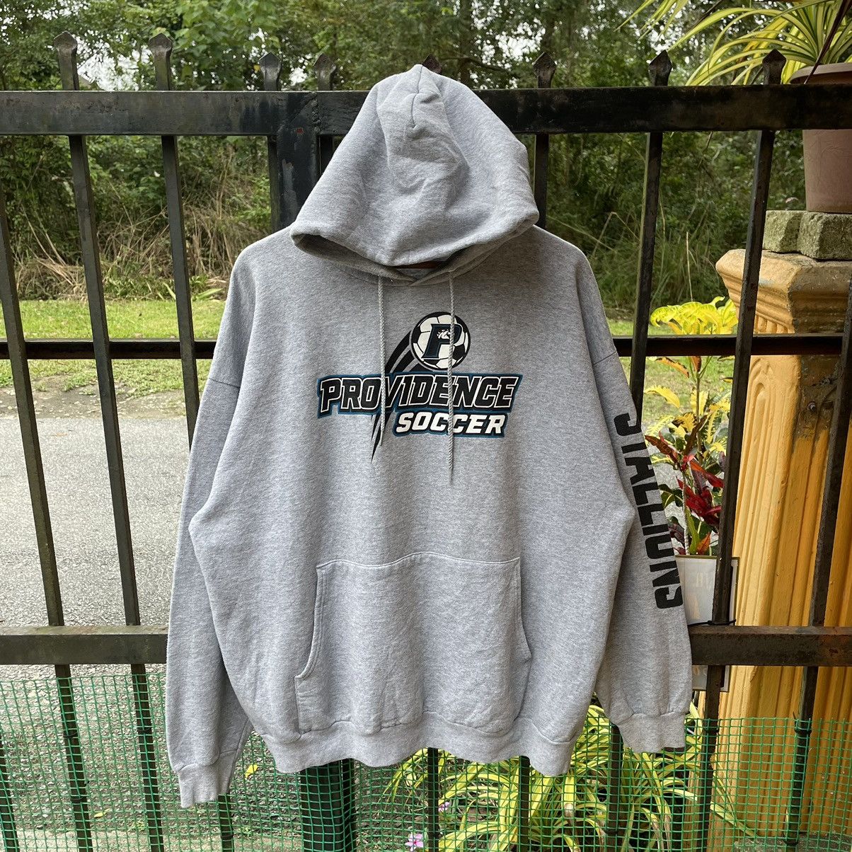 Vintage 🔥Vintage Providence Soccer Big Logo Pullover Hoodie Size US XL / EU 56 / 4 - 1 Thumbnail
