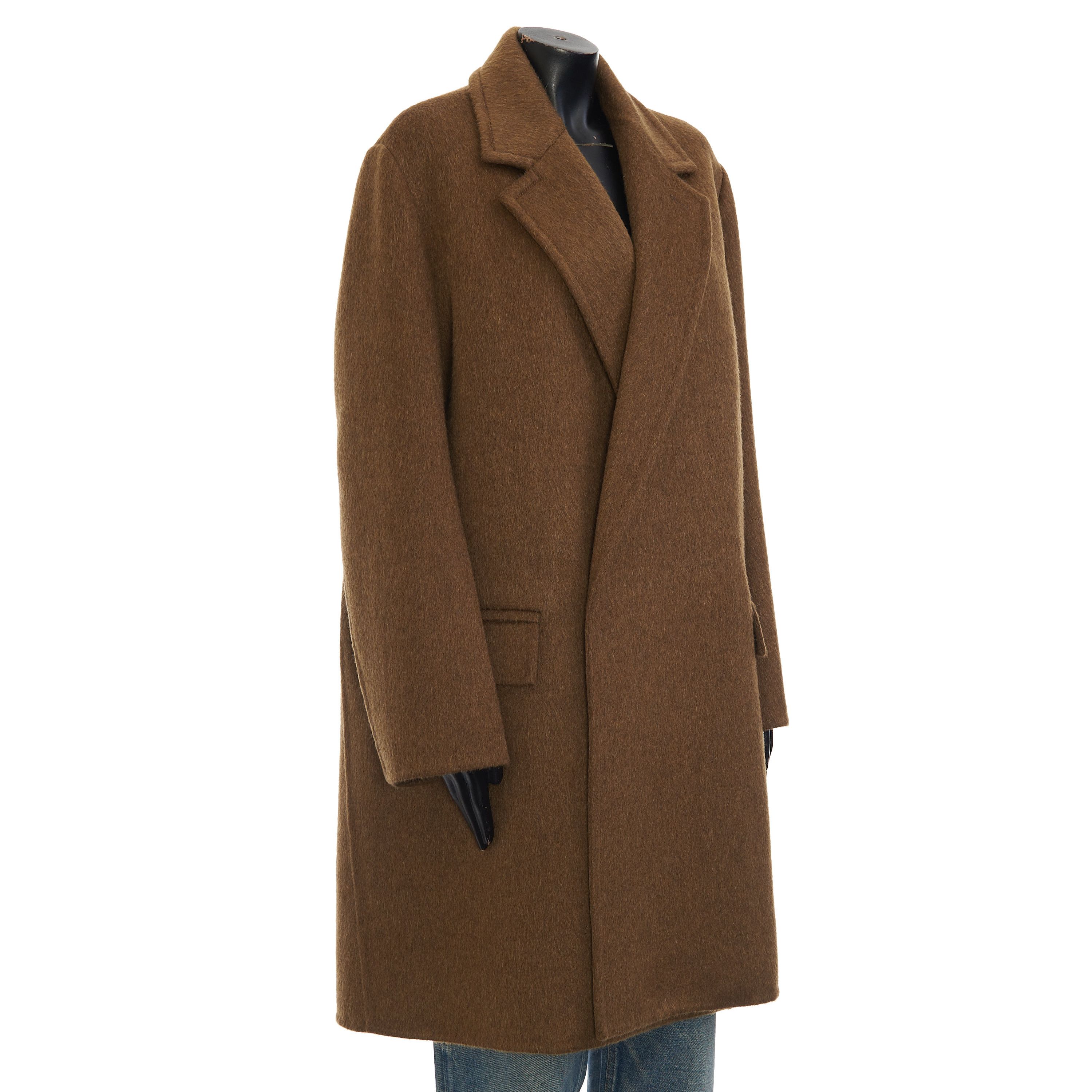 Bottega Veneta Oversized Coat In Double Face Camel Brown Wool & Mohair Size S / US 4 / IT 40 - 9 Thumbnail
