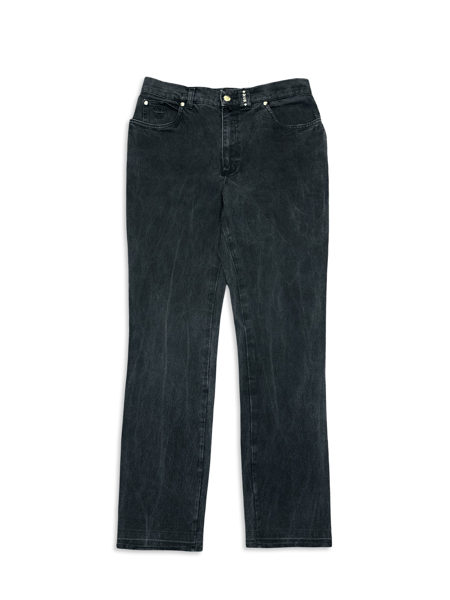 MCM MCM vintage iron logo slim skinny jeans Size 30" / US 8 / IT 44 - 1 Thumbnail