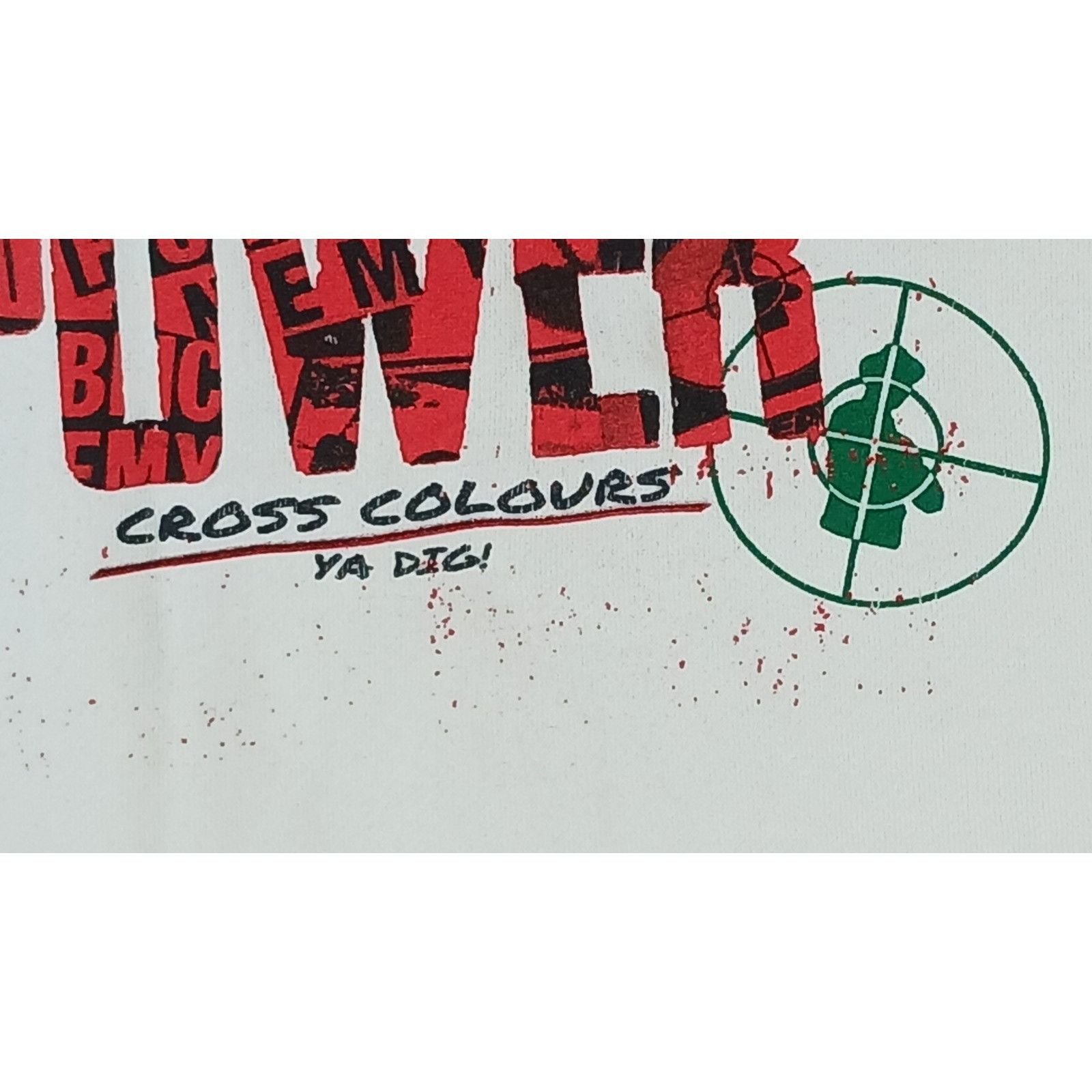 Cross Colours Cross Colours Public Enemy Hoodie Mens Medium Cream Fight th Size US M / EU 48-50 / 2 - 17 Thumbnail