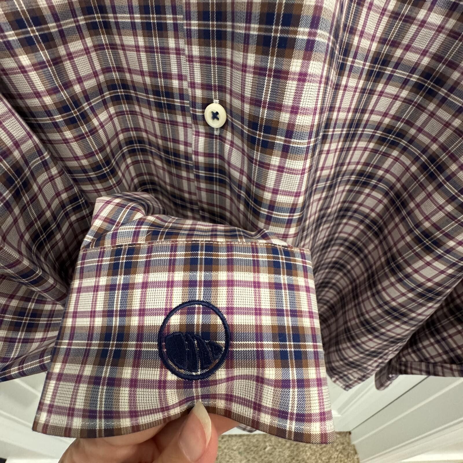 Peter Millar Peter Millar XL Plaid Button-Up Shirt Size US XL / EU 56 / 4 - 5 Thumbnail