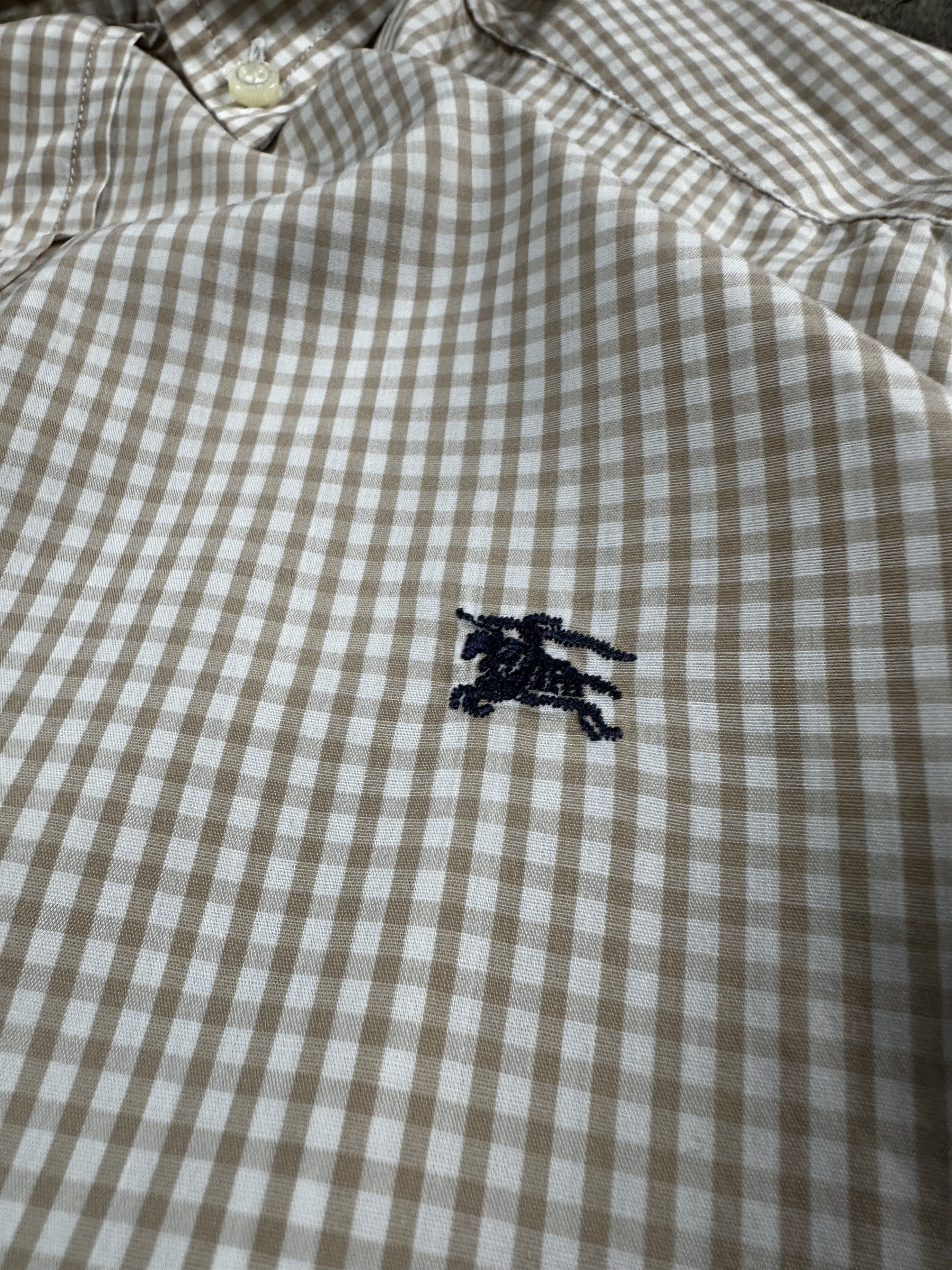 Burberry Burberry Checked Logo Button Up Shirt Size US XL / EU 56 / 4 - 3 Thumbnail