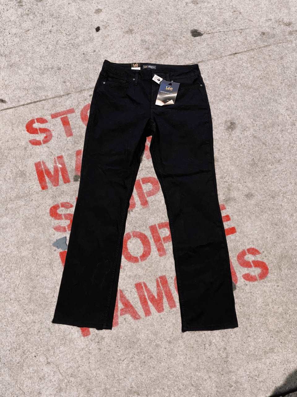 Lee LEE W31 L31 Men’s Black Jeans Regular Cut Size US 31 - 1 Thumbnail