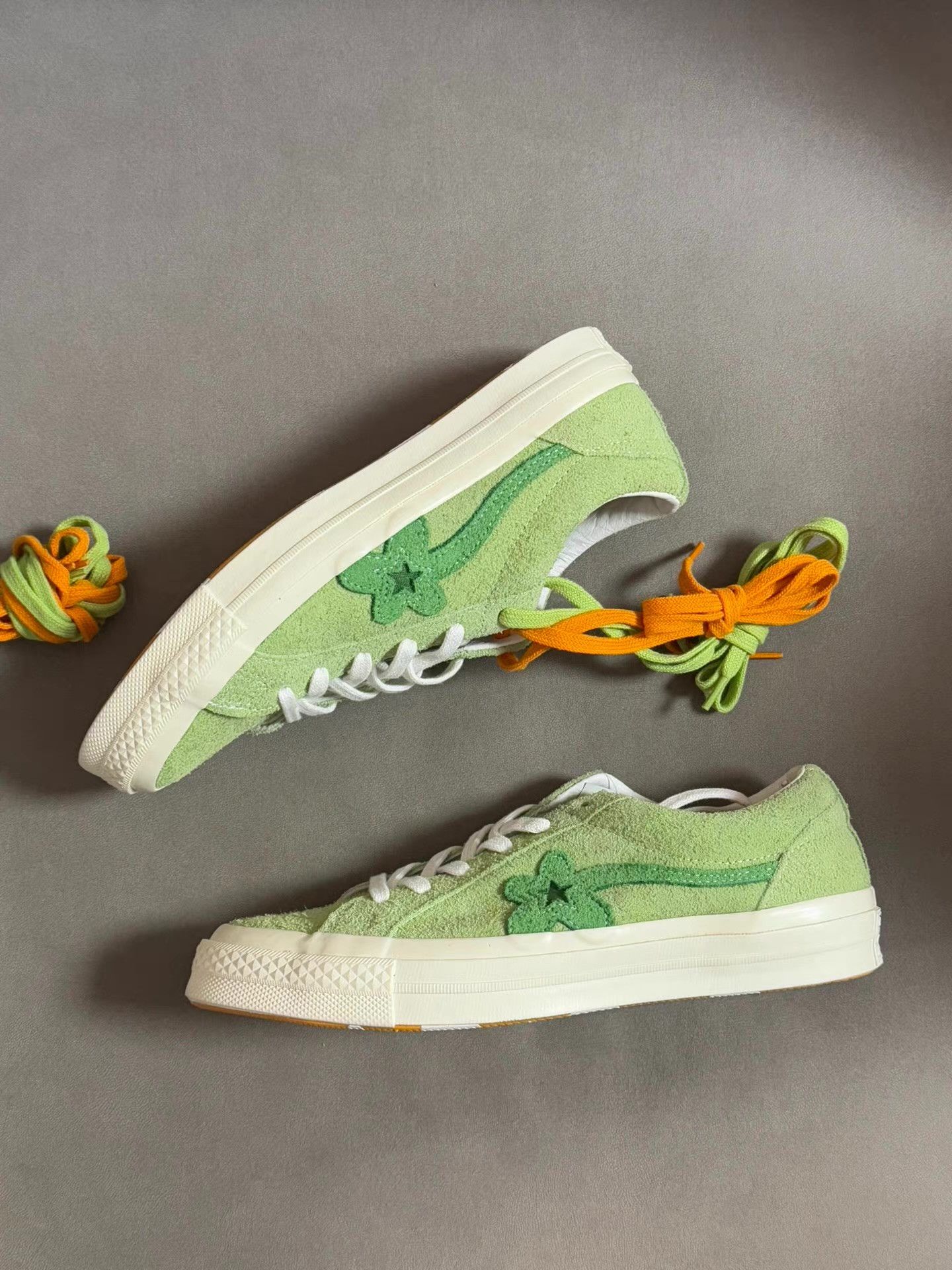 Converse Golf Le Fleur x Converse One Star Ox greenfloraledition Ｑ20 Size US 6.5 / EU 39-40 - 4 Thumbnail