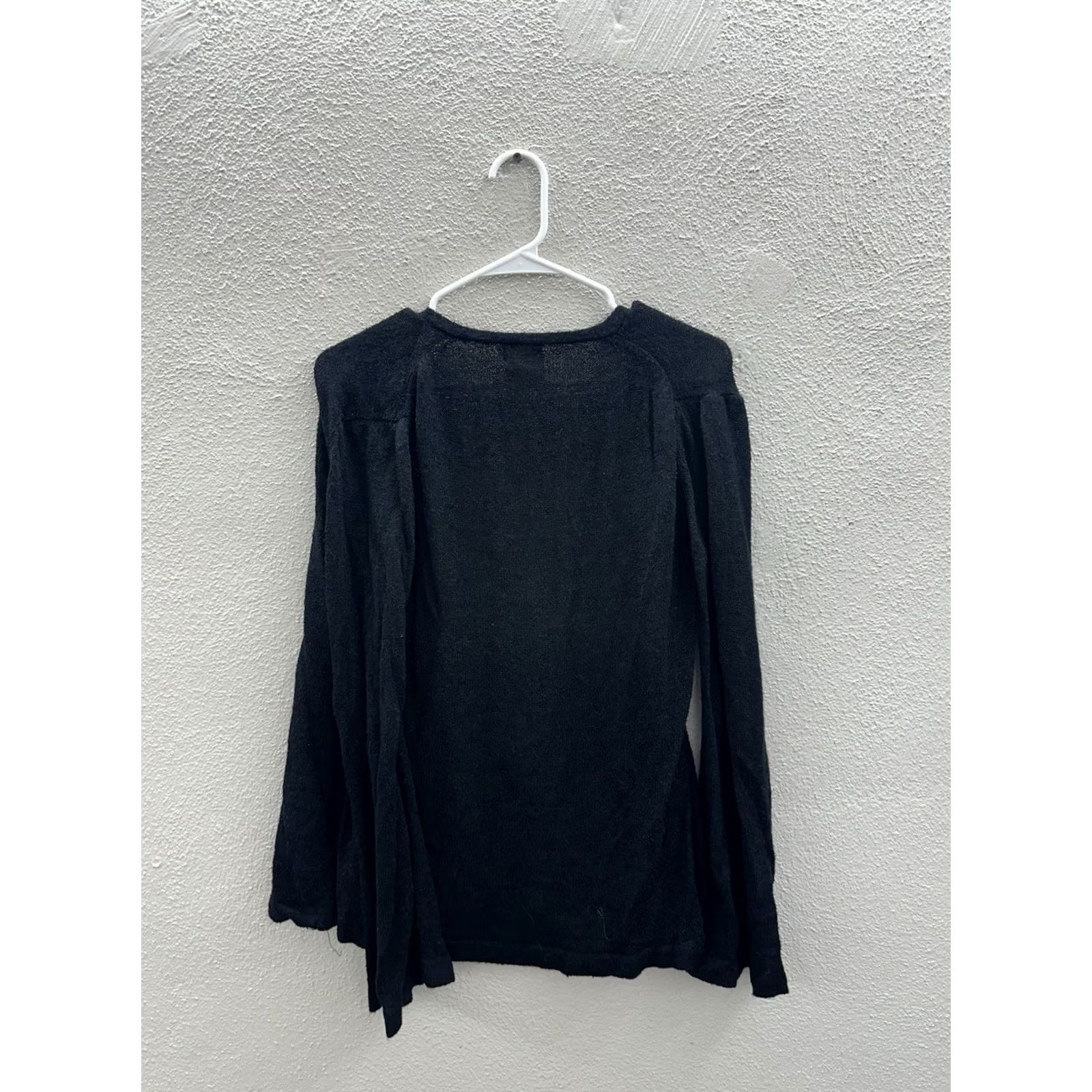 Vintage VINTAGE Beldoch Cardigan Womens Large Black Open Front VTG Size L / US 10 / IT 46 - 5 Thumbnail