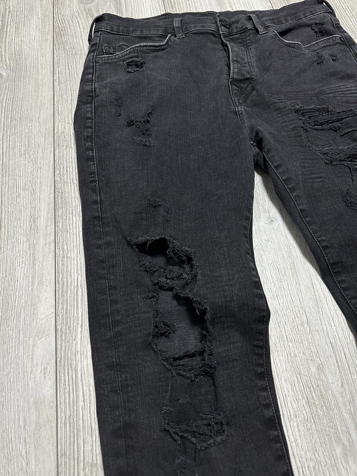 True Religion True Religion Distressed New Rocco Jeans Skinny Size US 34 / EU 50 - 8 Thumbnail