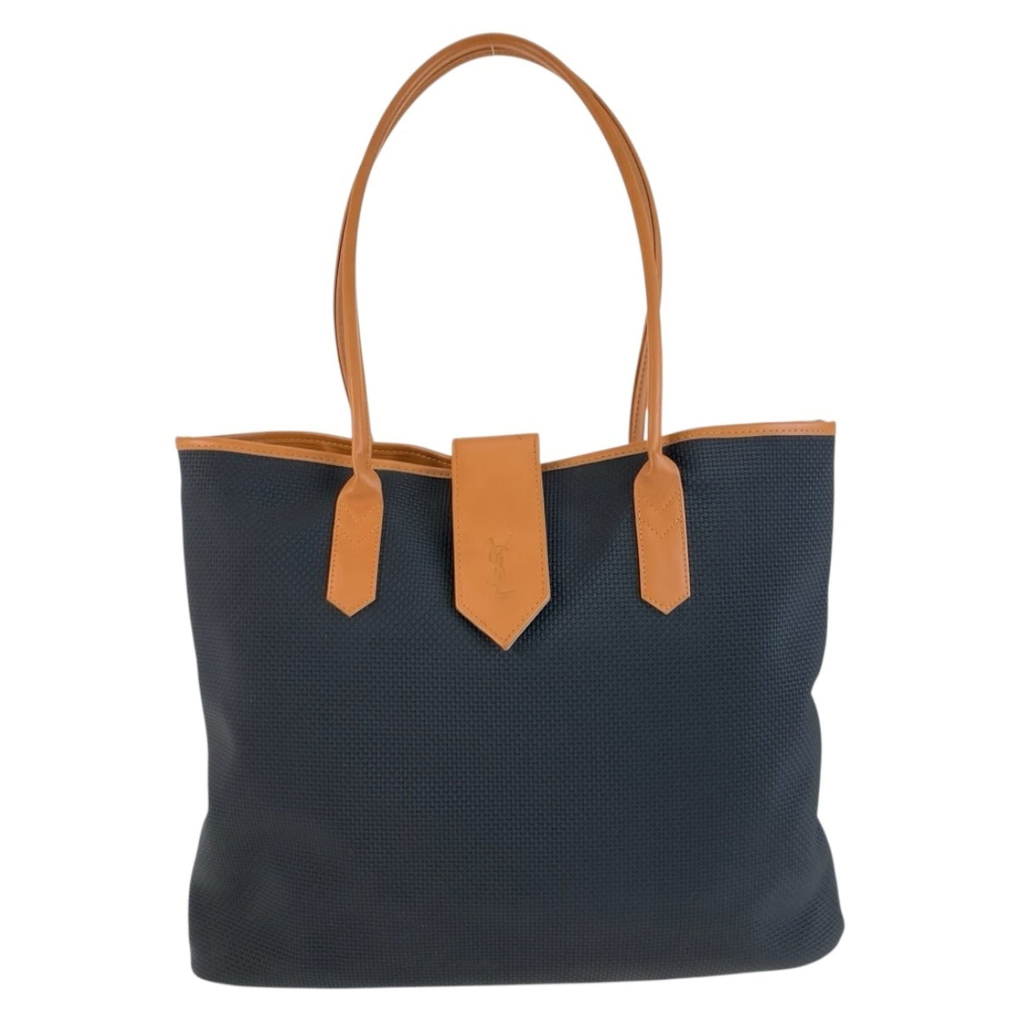 Yves Saint Laurent YVES SAINT LAURENT YSL Black and Brown Tote Bag Shoulder for Women Size ONE SIZE - 1 Thumbnail