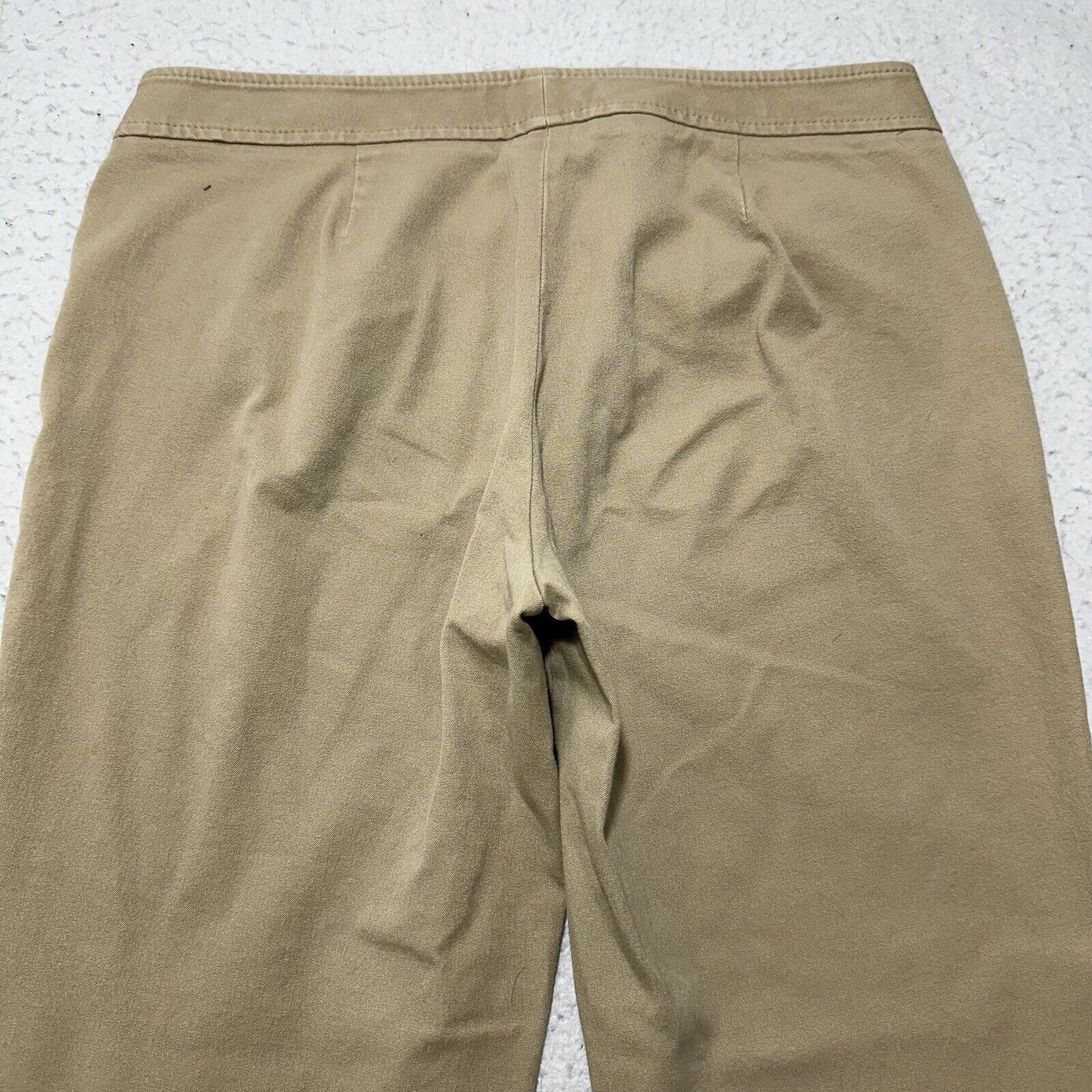 Other Talbots 6P Flat Front Chino Pants Khaki Mid Rise 24" Inseam Size 28" / US 6 / IT 42 - 7 Thumbnail
