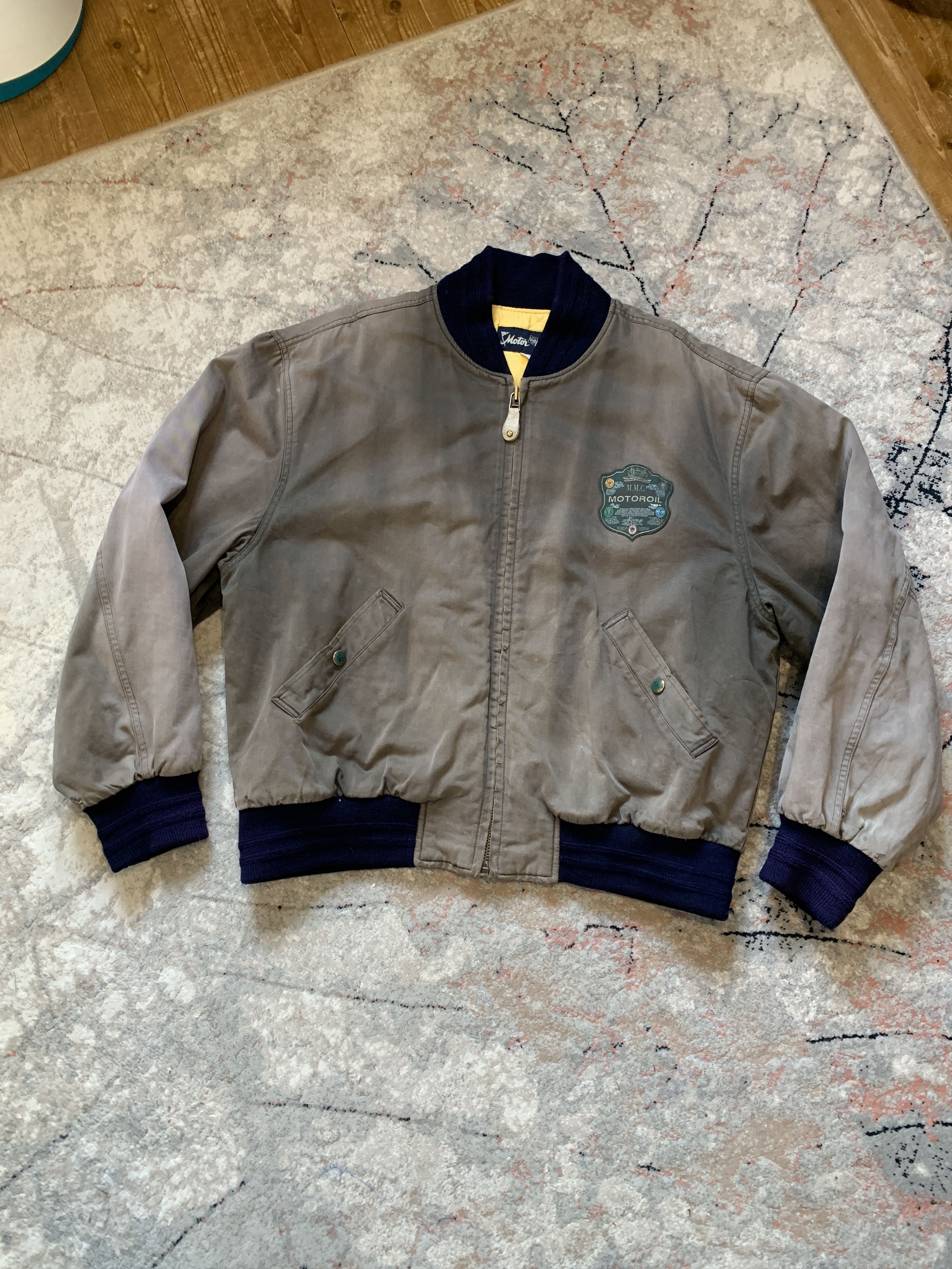 Vintage Motor Oil Ice Hockey Team Vintage Jacket Size US L / EU 52-54 / 3 - 2 Thumbnail