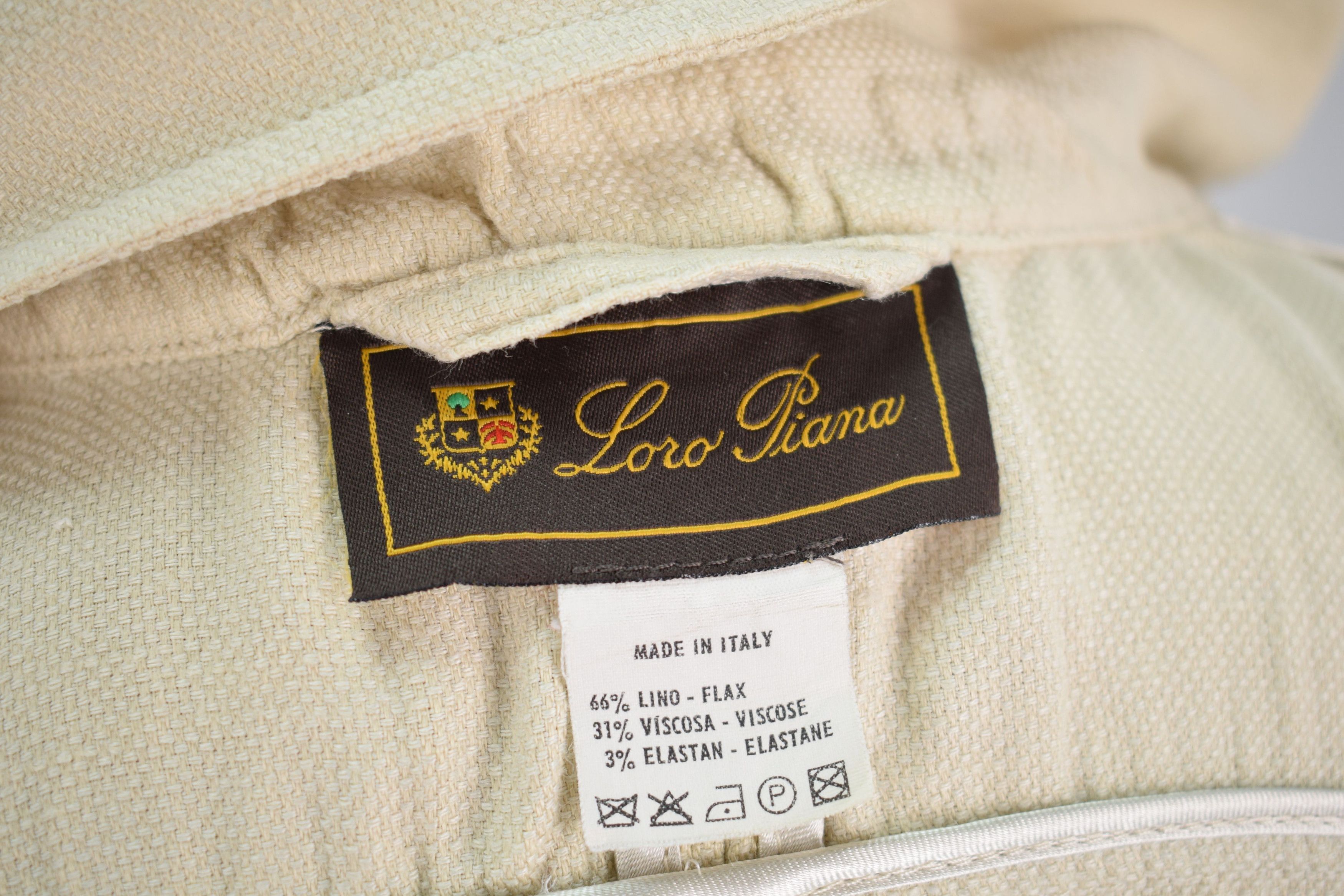 Loro Piana Loro Piana Old Money Summer Linen Gold Buttons Jacket Size S / US 4 / IT 40 - 9 Thumbnail
