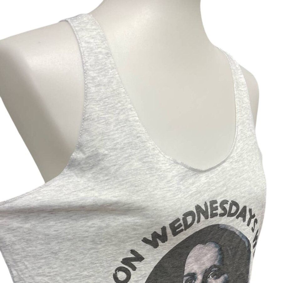 Next Level Apparel Womens XL Addams Family PolyBlend Racerback Tank Top Size XL / US 12-14 / IT 48-50 - 3 Thumbnail