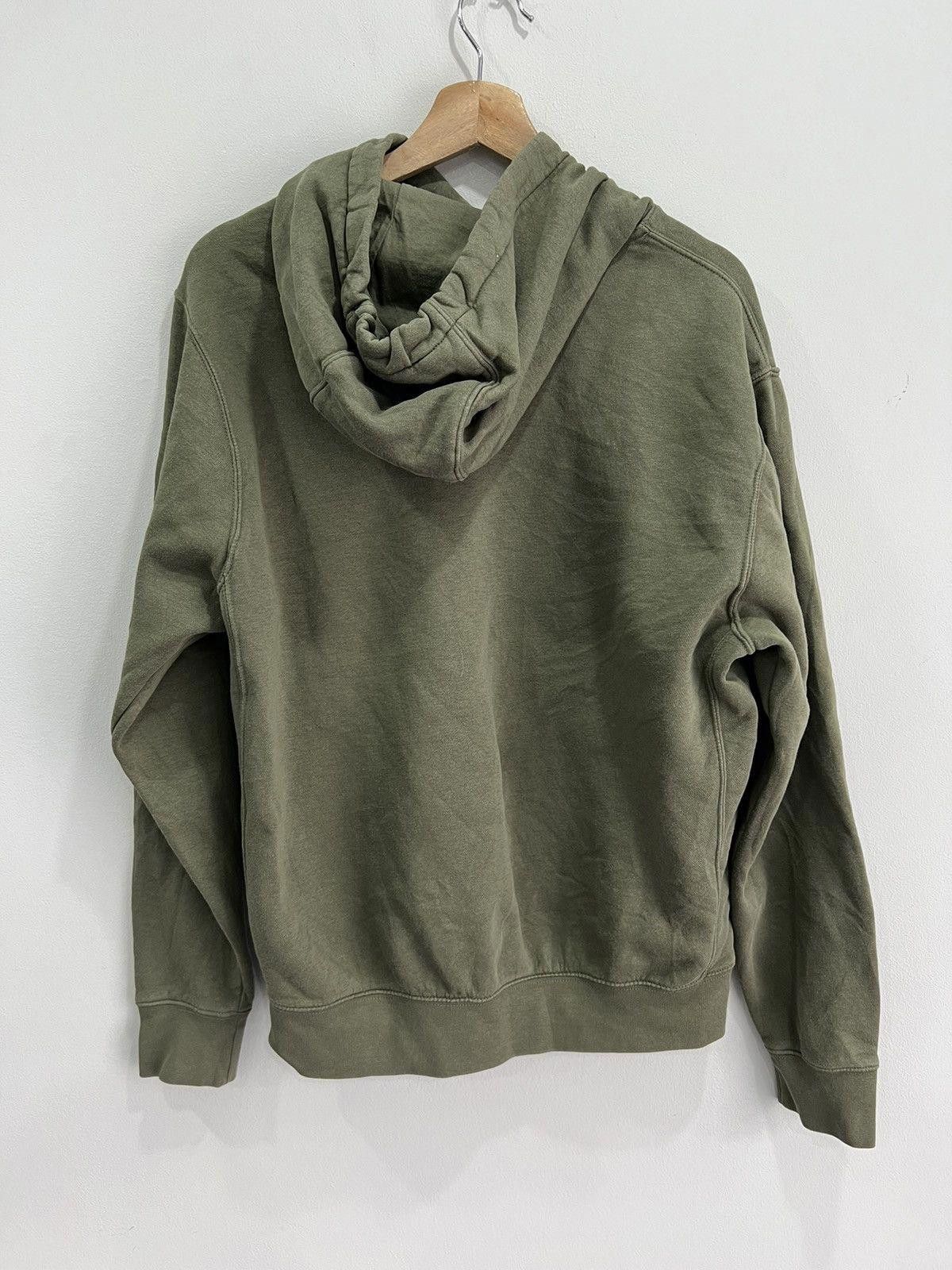 Nike Vintage Nike Olive Hoodie sweater swoosh check Size US M / EU 48-50 / 2 - 2 Thumbnail