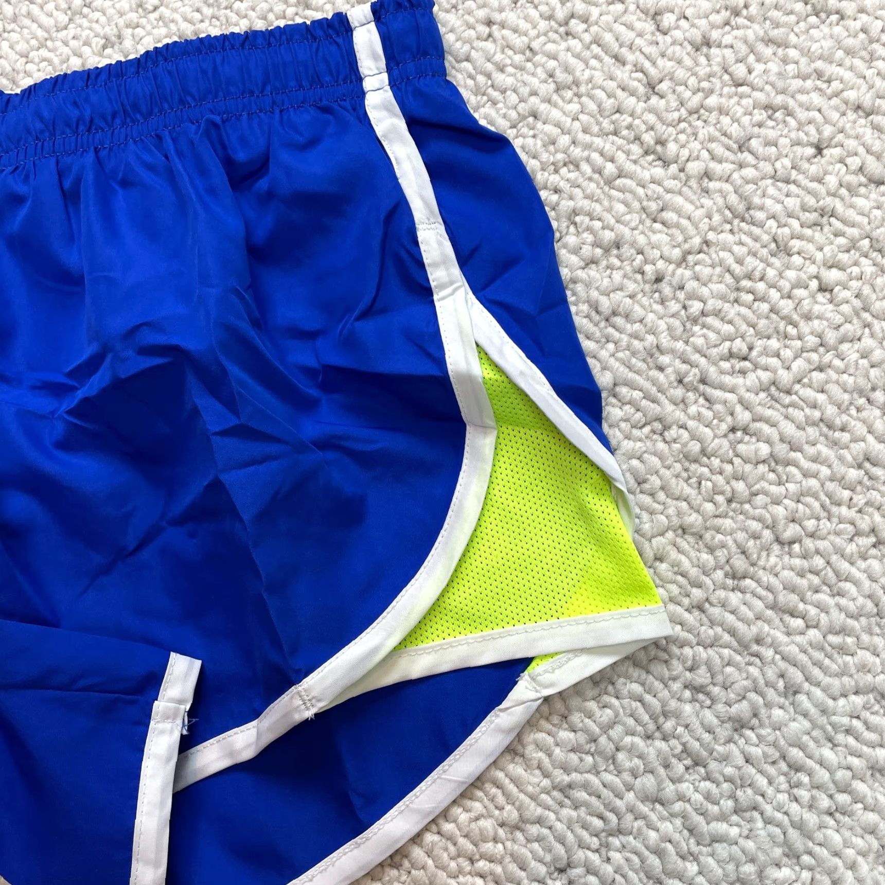 Vintage 90 Degree by Reflex Running Shorts Womens Small Blue Elastic Waist Lightweight Size 28" / US 6 / IT 42 - 2 Thumbnail