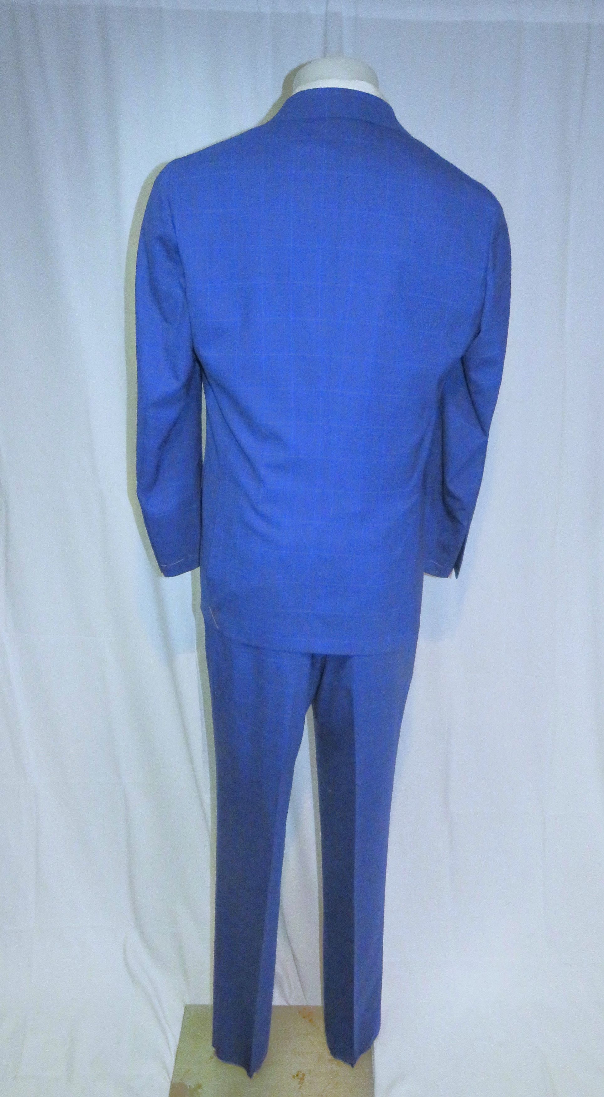 Brooks Brothers Golden Fleece Current Blue Plaid Two Button Suit 40R NWT Size 40R - 2 Thumbnail