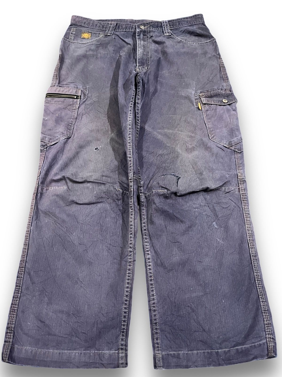 Japanese Brand Vintage Dogman Baggy Cargo Denim Size US 33 - 1 Thumbnail