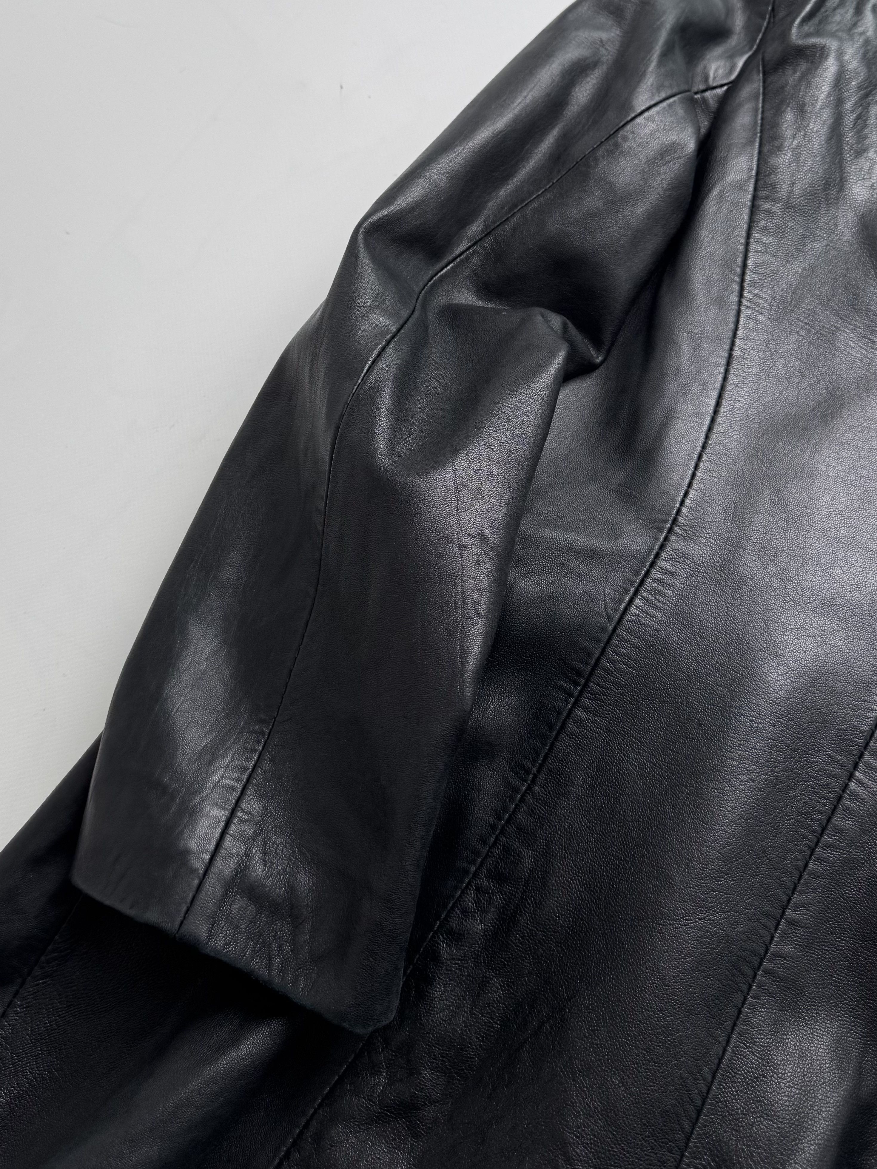 Vintage Vintage Long Leather Jacket B8(V404)E2 Size M / US 6-8 / IT 42-44 - 11 Thumbnail