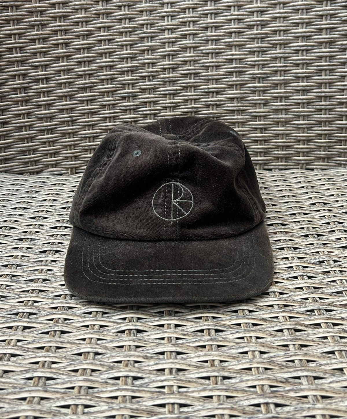 Polar Skate Co. Polar Skate Co Green Velour Velvet Cap OSFA Size ONE SIZE - 1 Thumbnail