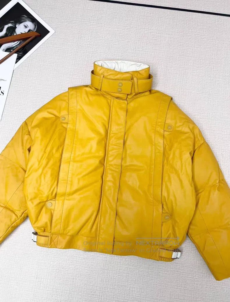 Hermes Hermes Sheepskin down jacket Size XXS / US 00 / IT 34 - 2 Thumbnail