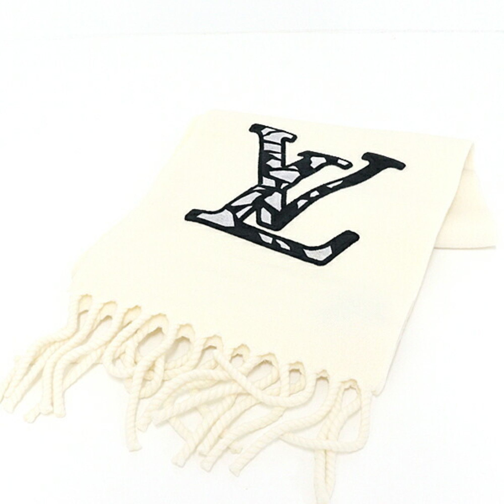 Louis Vuitton Louis Vuitton SKI Scarf LV Ice Cream Wool M79377 Long Patch Size ONE SIZE - 1 Thumbnail