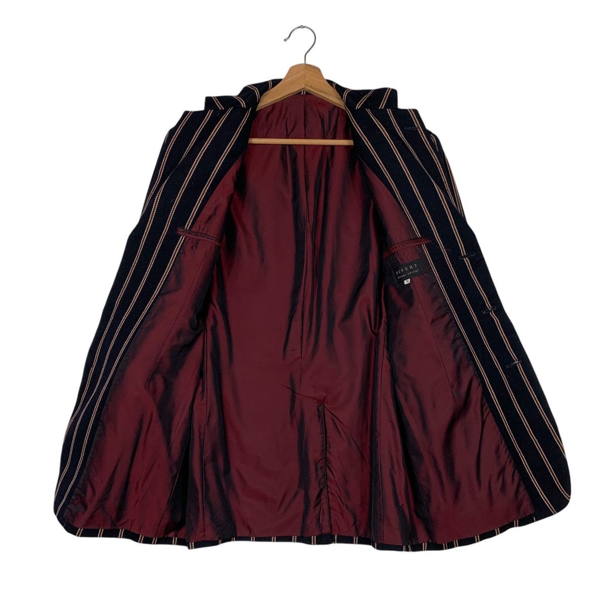 Japanese Brand Rupert By Atsuki Onishi Stripe Casual Jacket Size US M / EU 48-50 / 2 - 11 Thumbnail