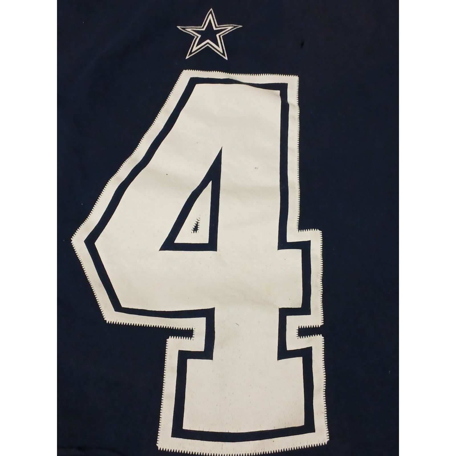 Nike Nike Tee (Medium) Blue NFL Dallas Cowboys #4 Crop Shirt Size US M / EU 48-50 / 2 - 6 Thumbnail
