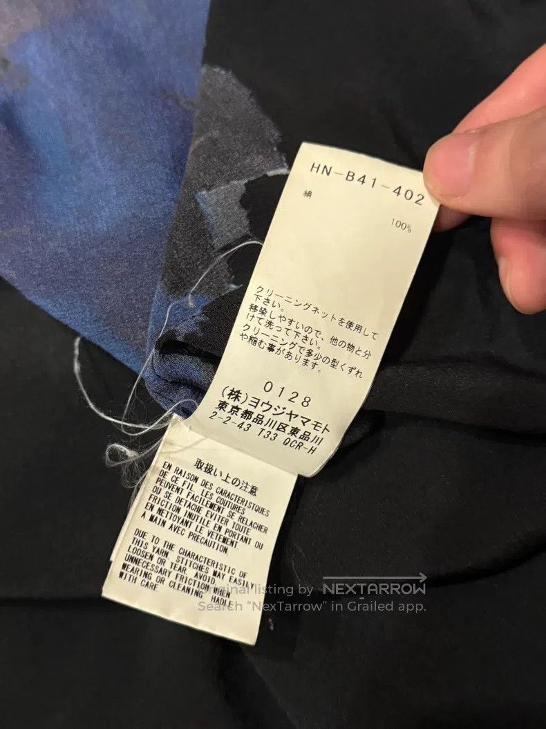 Yohji Yamamoto Yohji Yamamoto 2020SS Show Hand in Hand Silk Shirt Size US L / EU 52-54 / 3 - 6 Thumbnail