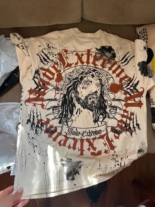 Other oversized T-shirt with JESUS Size US M / EU 48-50 / 2 - 2 Thumbnail