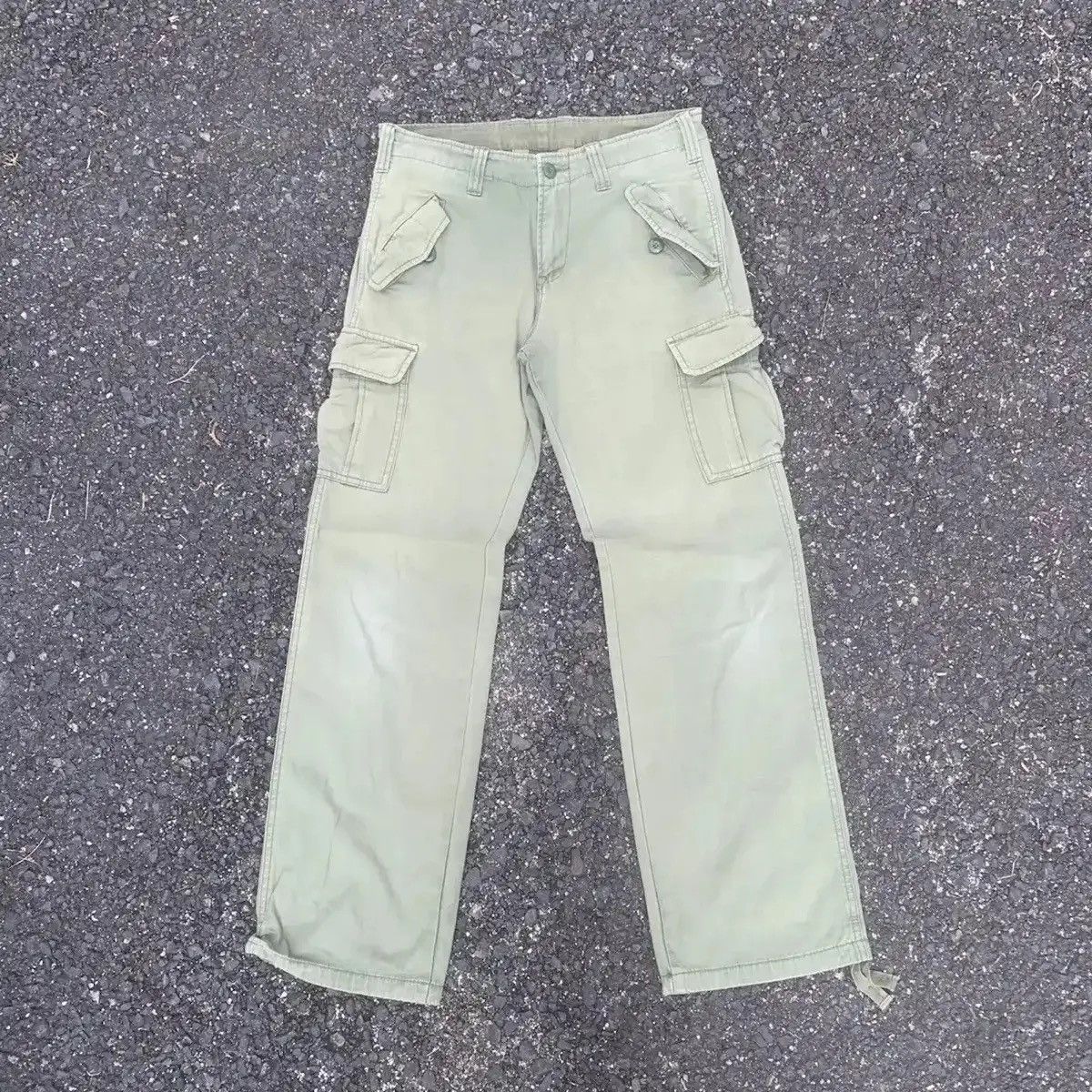 Beauty Beast HONEYSUCKLEROS JAPAN VTG 30x31 TROUSERS FADED UTILITY CARGO Size US 30 / EU 46 - 1 Thumbnail