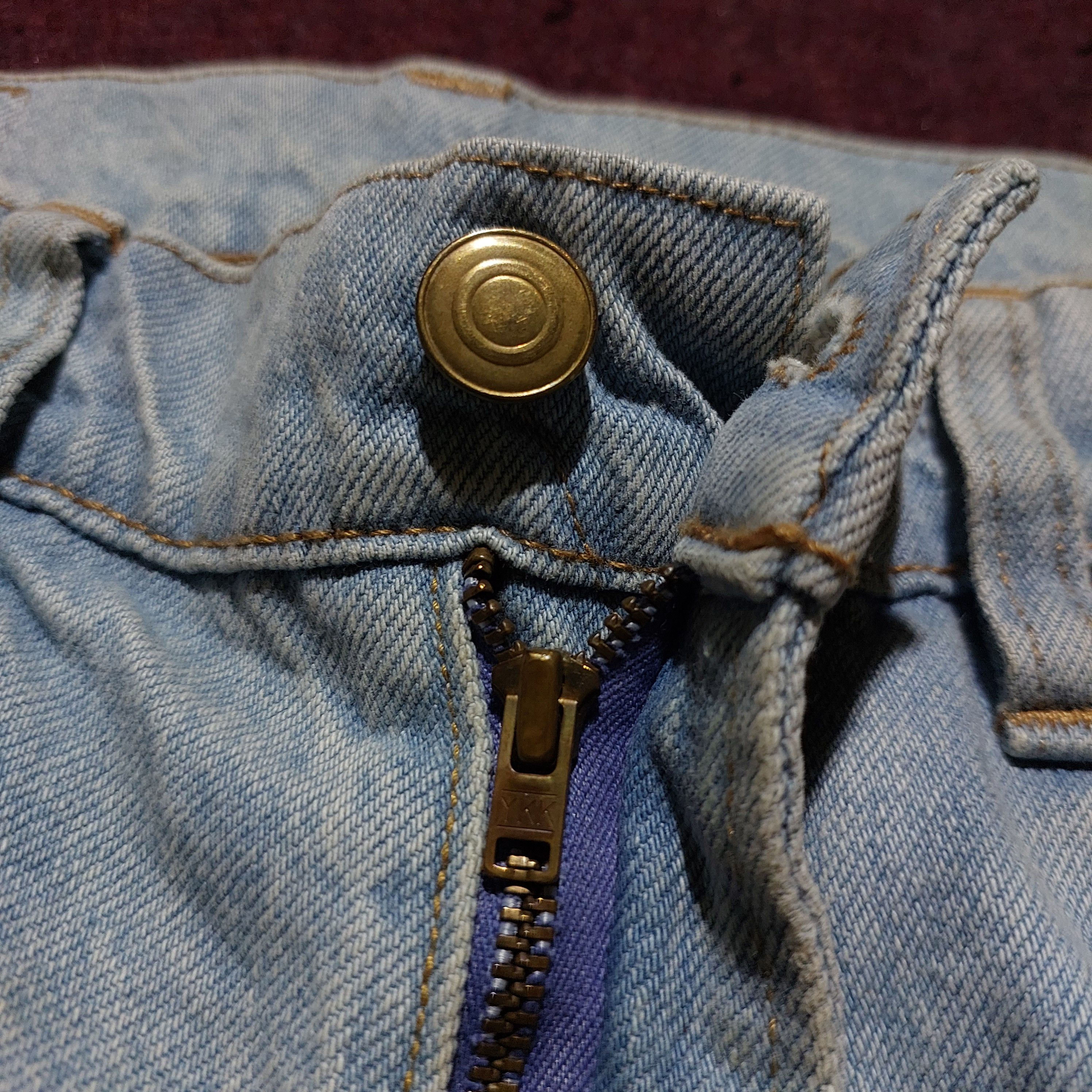 Tete Homme 20AW Kiminori morishita and yellow chain blue denim Size US 30 / EU 46 - 7 Thumbnail