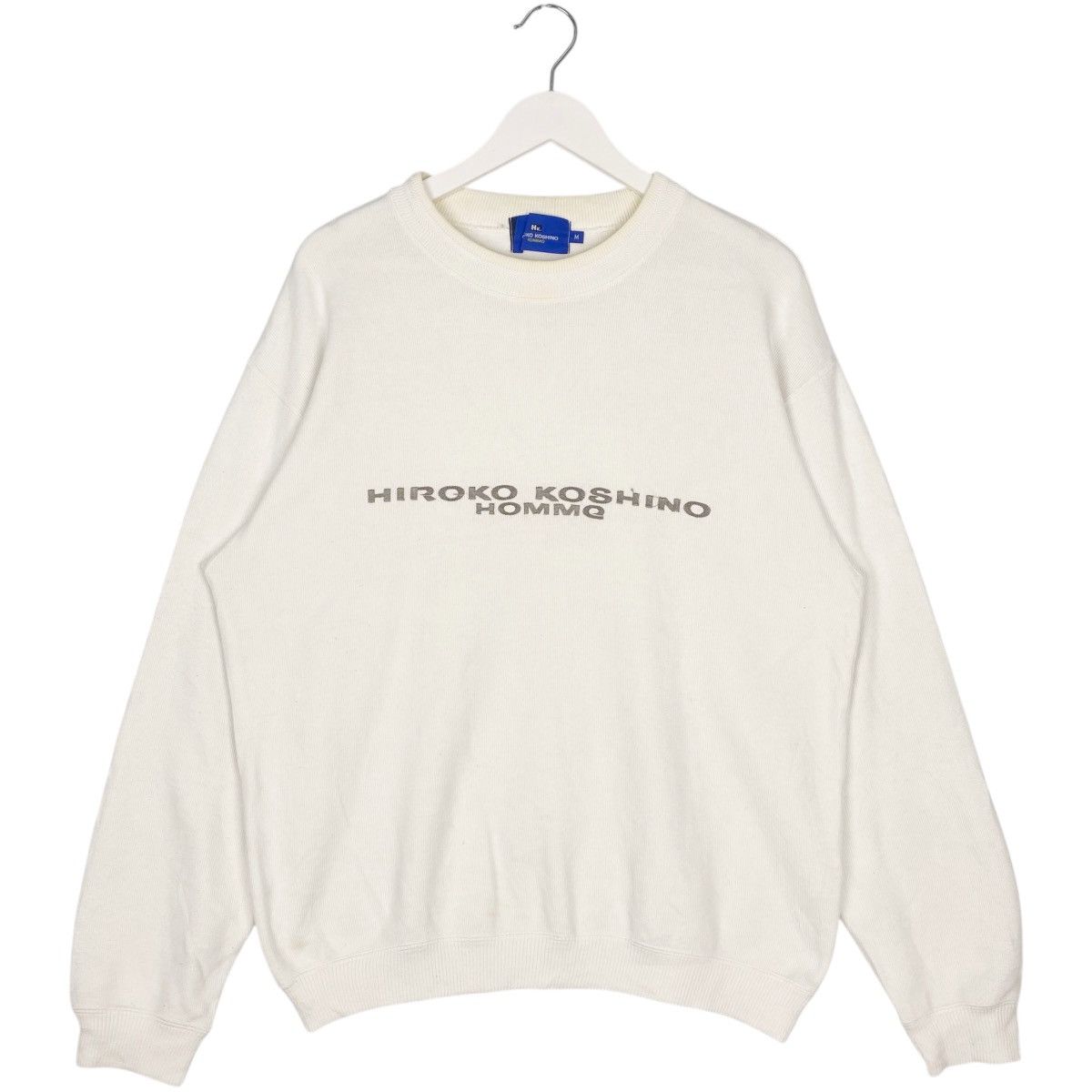 Hiroko Koshino Homme Vintage Hiroko Koshino Homme Sweatshirt Crewneck Big Logo Size M / US 6-8 / IT 42-44 - 1 Thumbnail