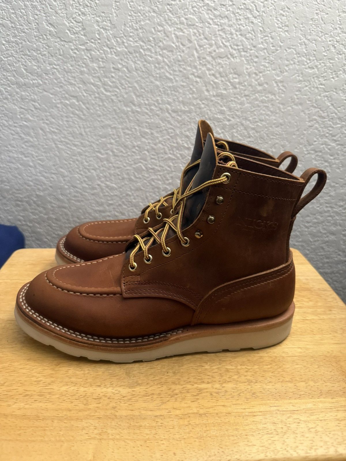 Nicks Boots Nicks Boots Moc Toe Boots 9EEE Size US 9 / EU 42 - 5 Thumbnail