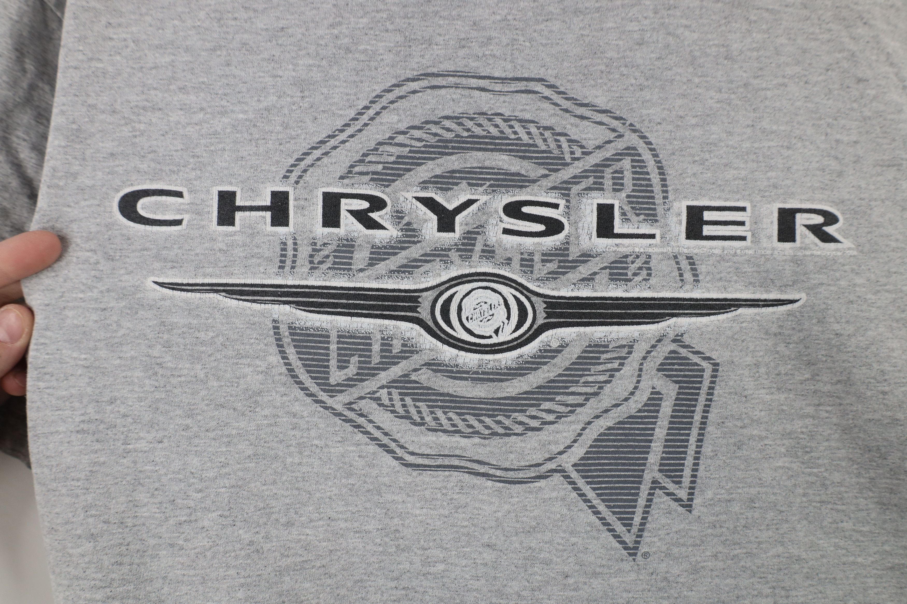 Vintage Vintage Y2K Chrysler Car Short Sleeve T-Shirt Heather Gray Size US XL / EU 56 / 4 - 4 Thumbnail