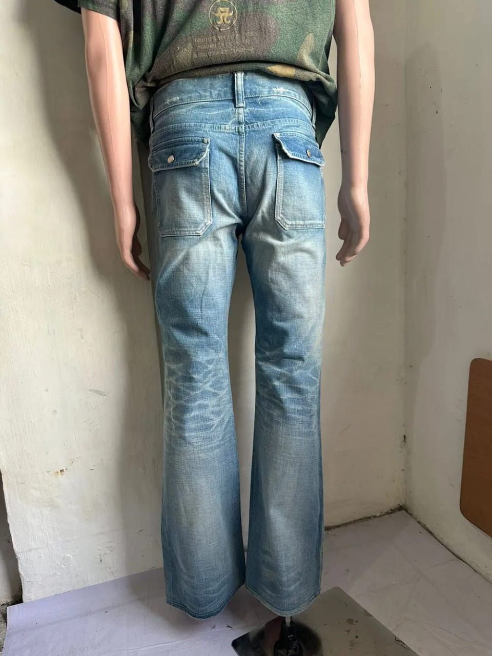 Other Delay by Win And Sons FLared bush Jeans Denim Size US 31 - 3 Thumbnail