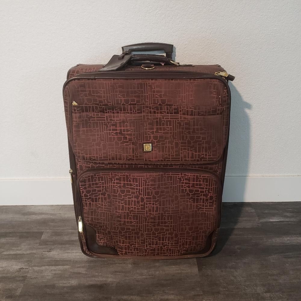 Diane von Furstenberg Chocolate | DVF | Signature Logo L Luggage Size ONE SIZE - 1 Thumbnail