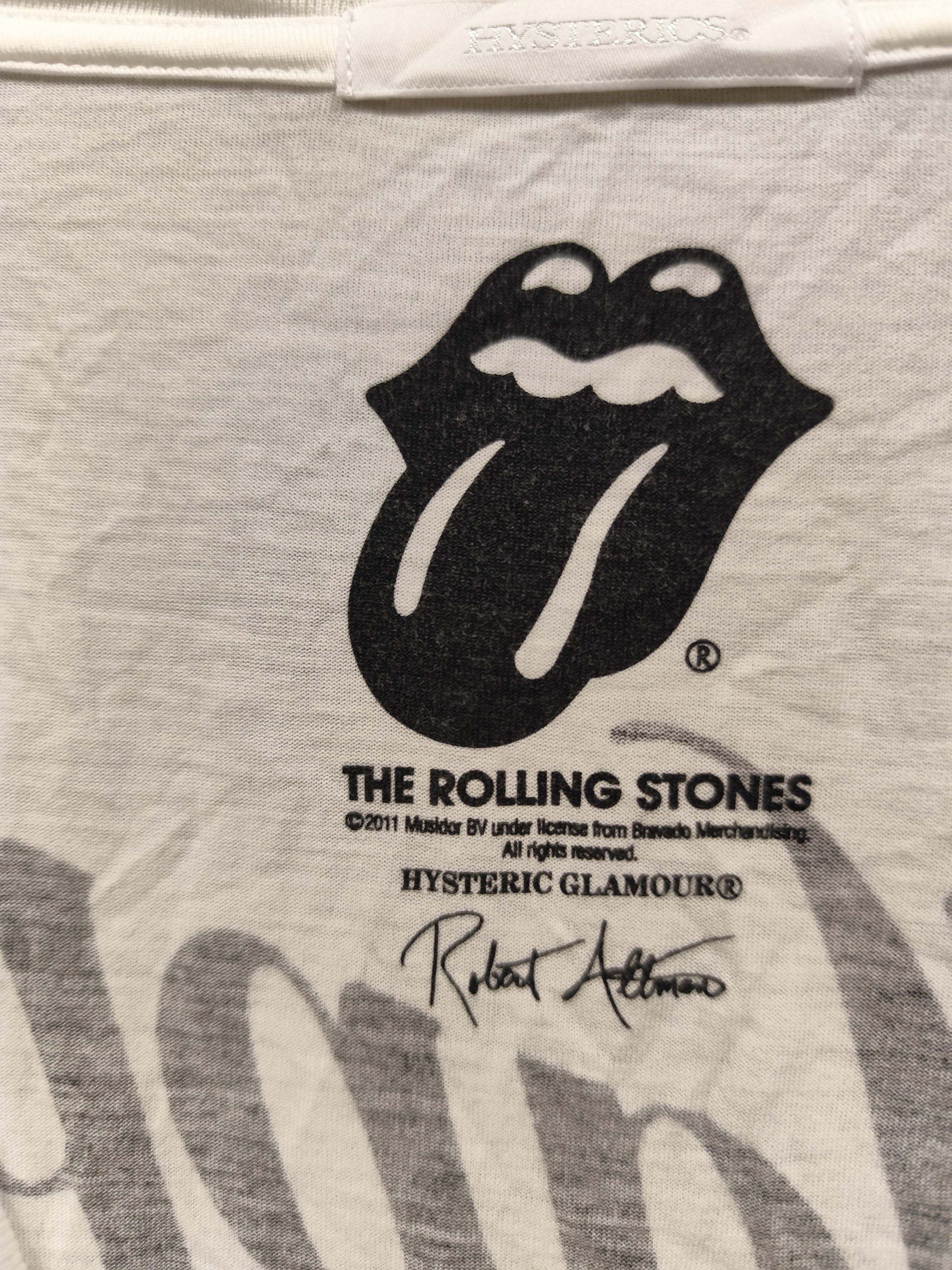 Band Tees × Hysteric Glamour × The Rolling Stones Hysteric Glamour x The Rolling Stones Tee Size S / US 4 / IT 40 - 7 Thumbnail