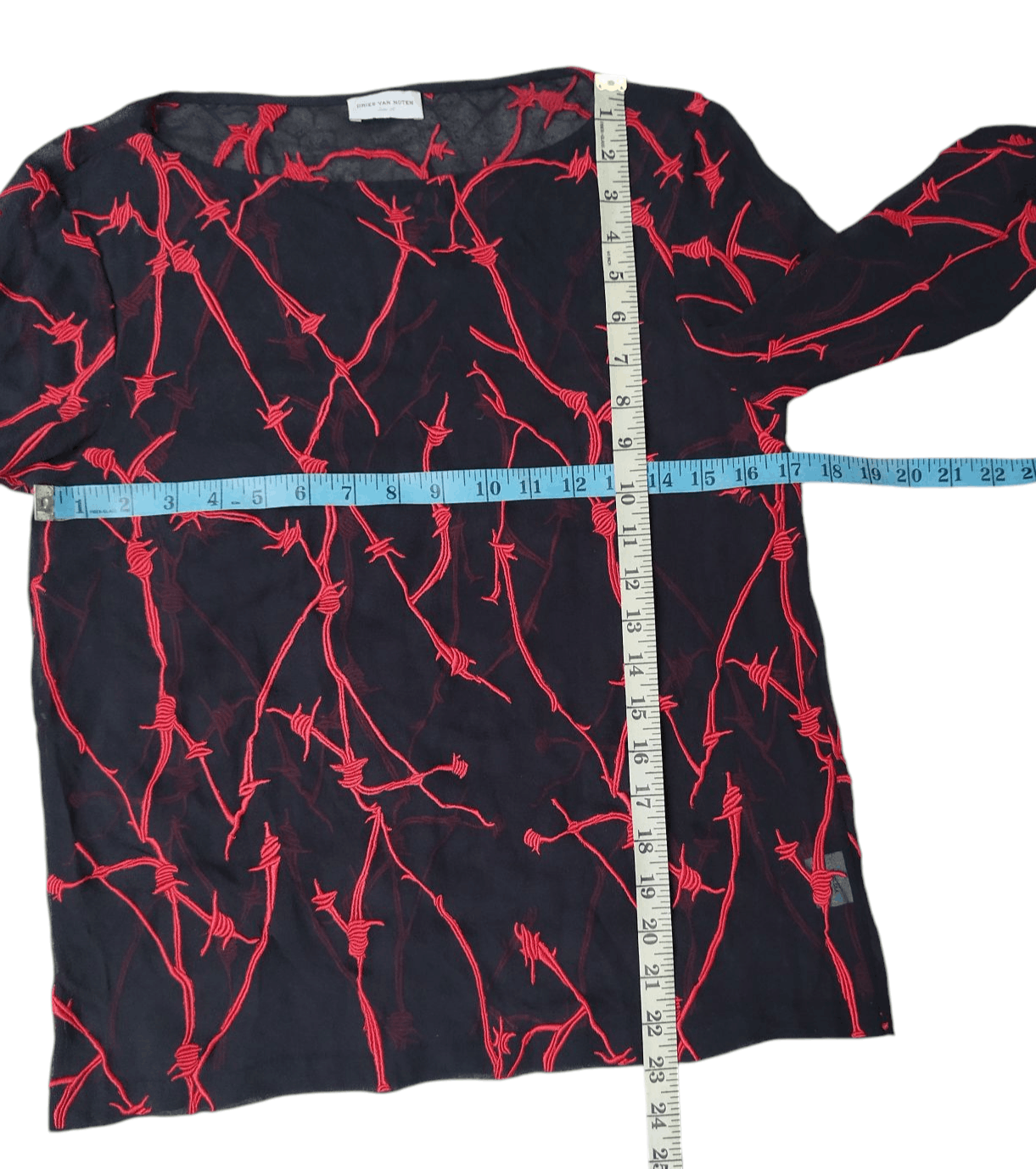 Dries Van Noten Dries van noten wire embroidery Longsleeve mesh Size M / US 6-8 / IT 42-44 - 7 Thumbnail