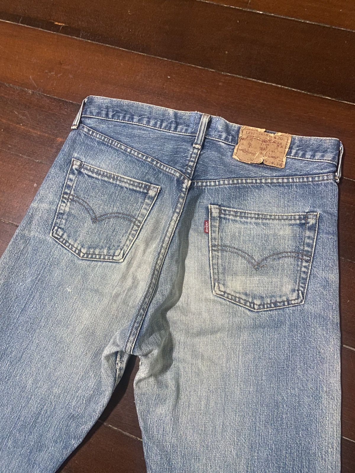 Levi's Vintage Clothing Vintage LEVIS Big E 502XX Selvege J22 button Made in JAPAN Size US 34 / EU 50 - 13 Thumbnail