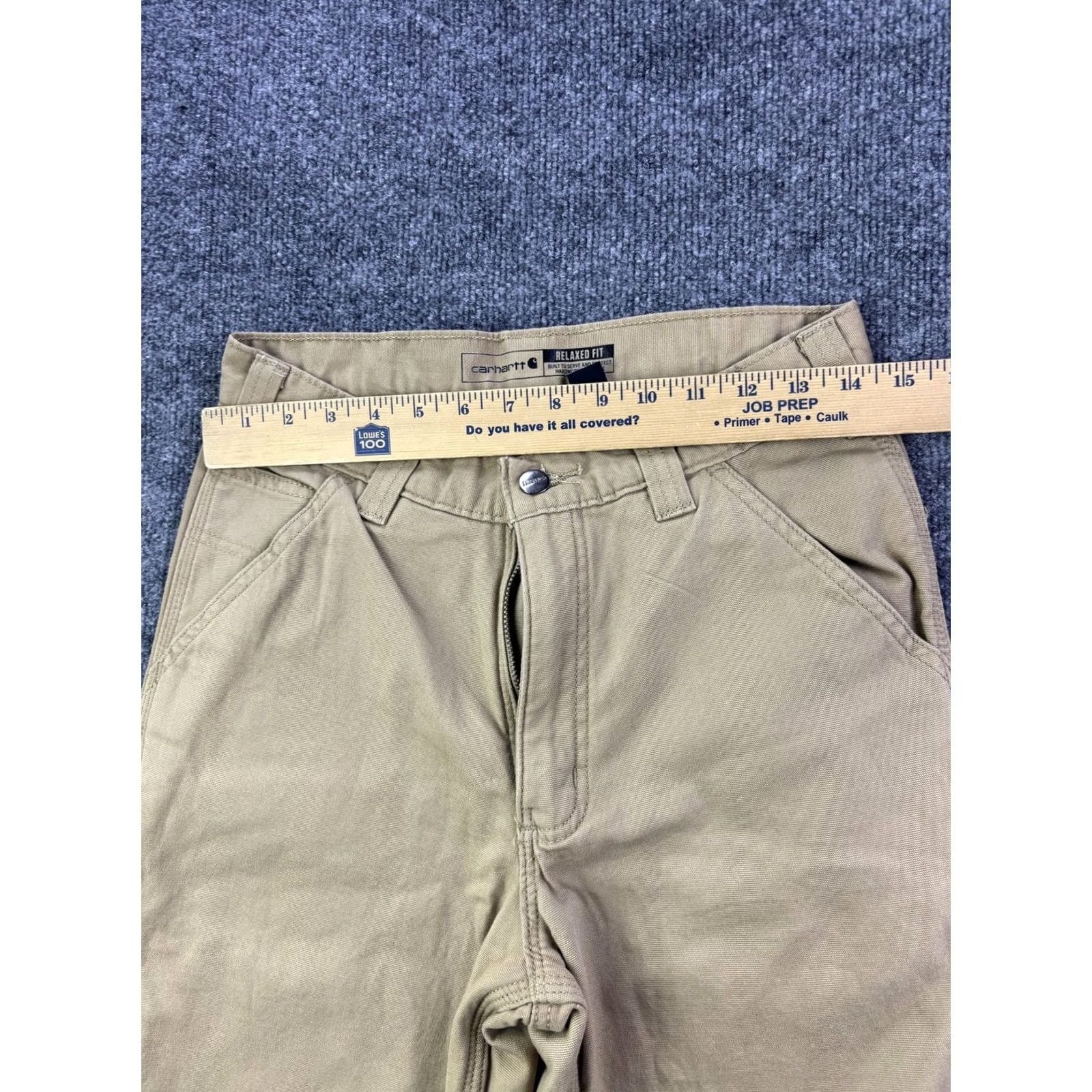Carhartt Carhartt Pants Mens 30x34 Beige Rugged Flex Relaxed Fit Lined Work BN3342-M Size US 30 / EU 46 - 3 Thumbnail