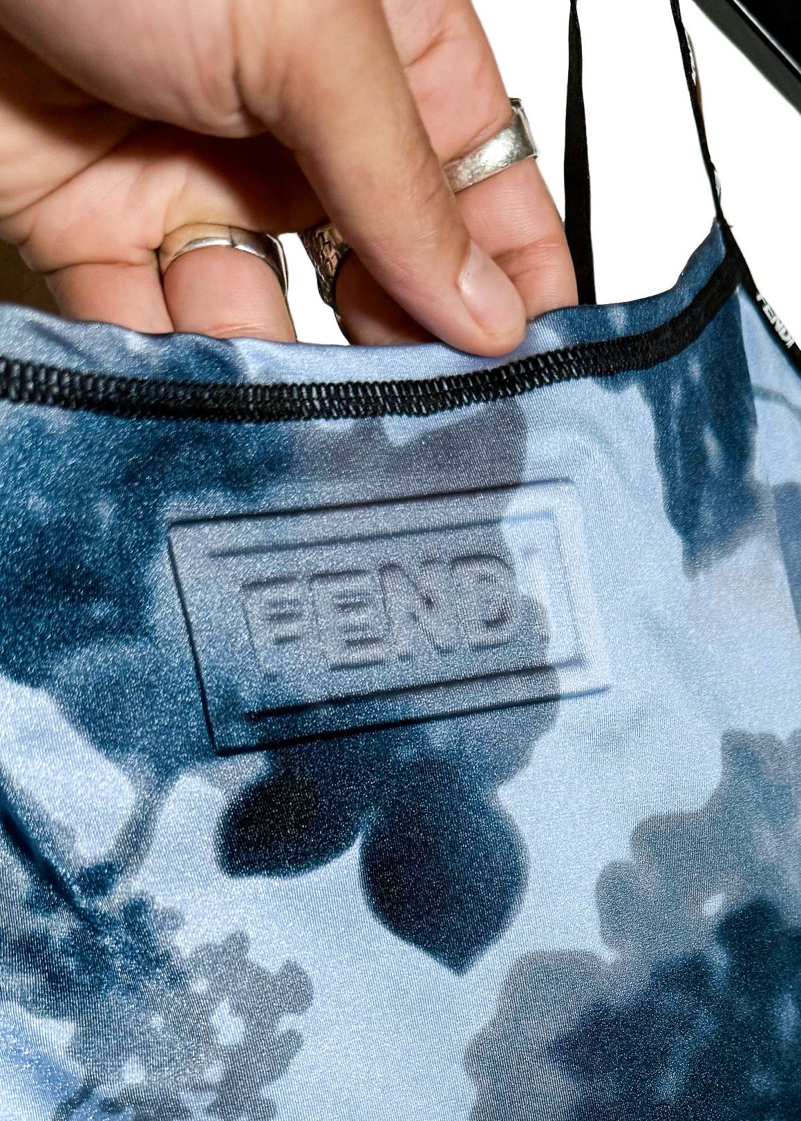 Fendi Fendi Blue Shady Flowers Fitness Top Size M / US 6-8 / IT 42-44 - 2 Thumbnail