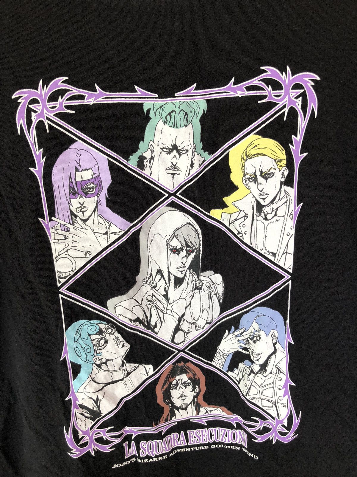 Japanese Brand JoJo’s Bizarre Vintage Anime La Squadra Esecuzioni Shirt Tee Size US M / EU 48-50 / 2 - 9 Thumbnail