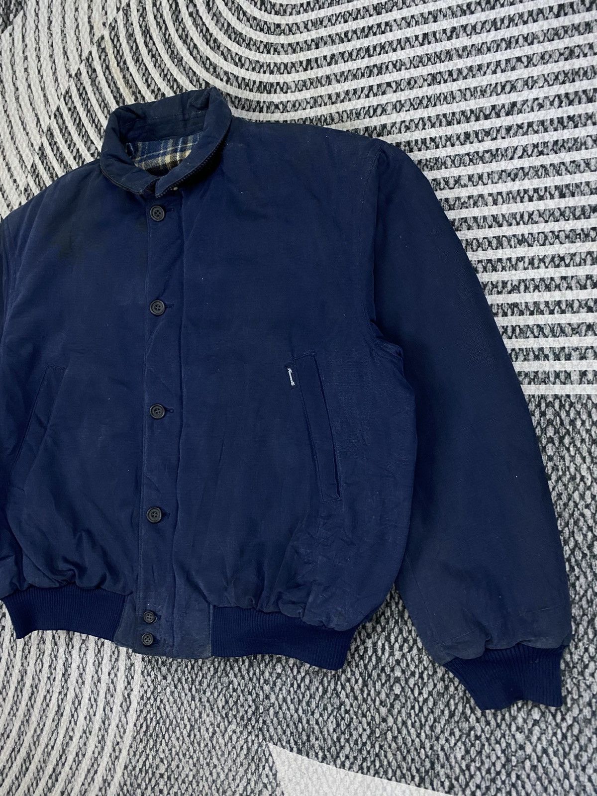 Faconnable 🔥RARE Faconnable Checked Reversible Bomber Jacket Size US XL / EU 56 / 4 - 6 Thumbnail